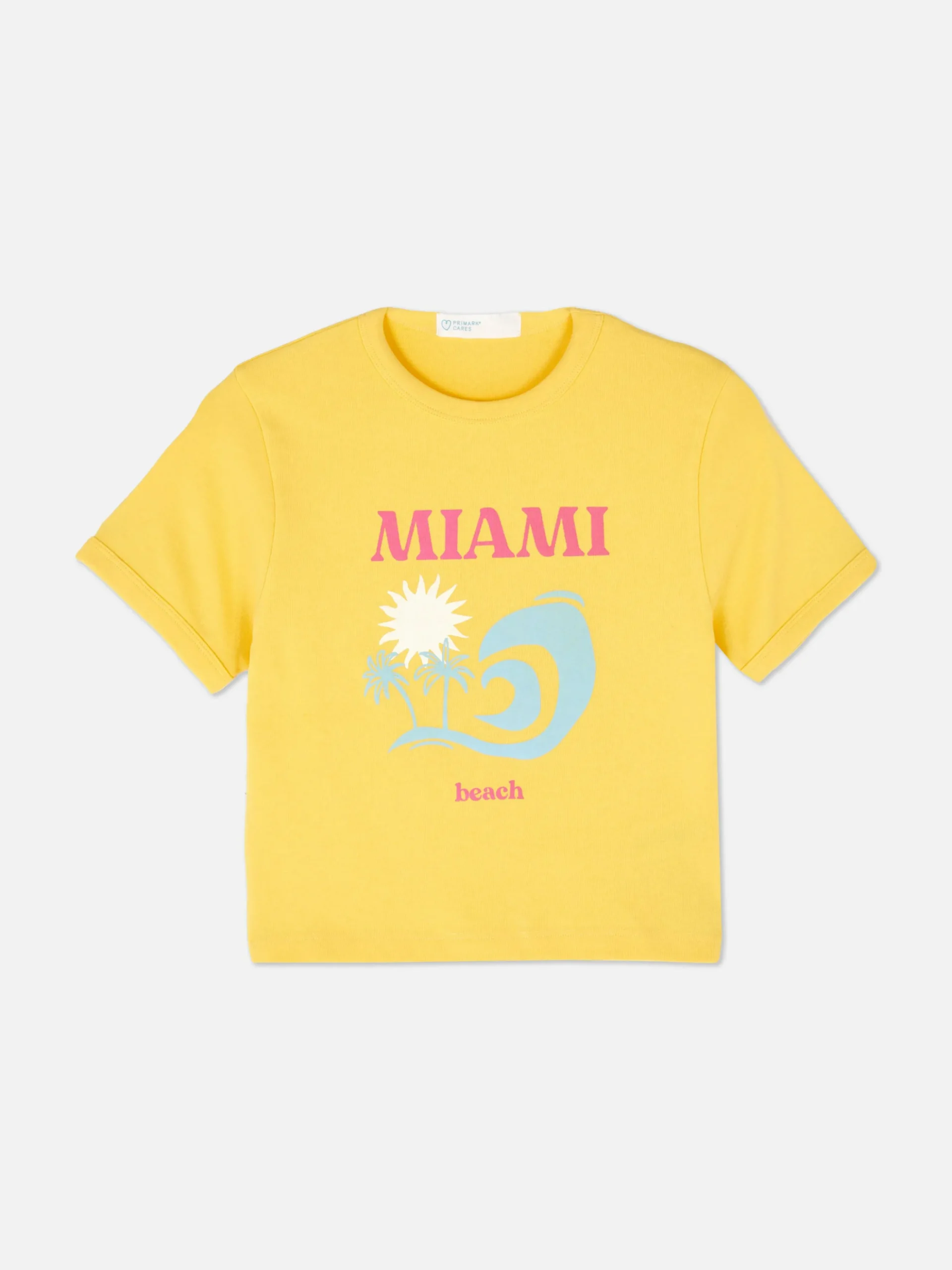Miami Beach Cropped T-Shirt