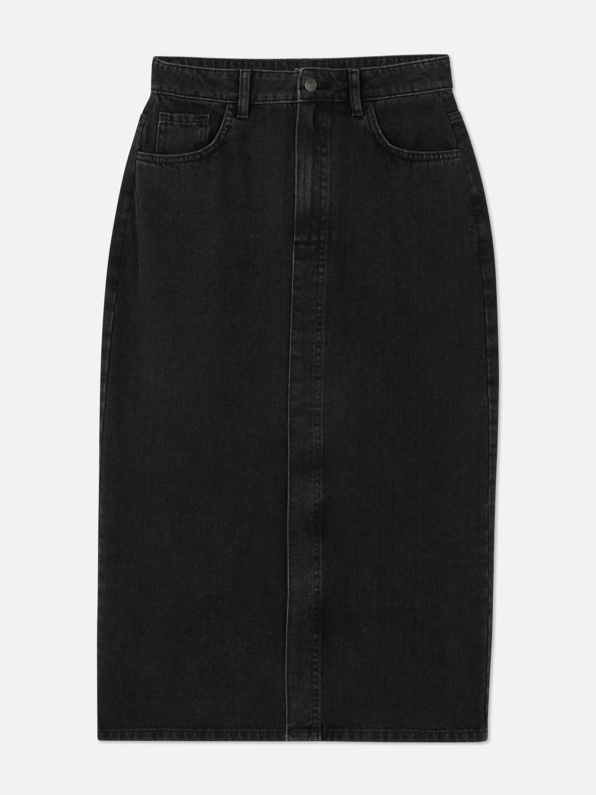 Midi Denim Skirt