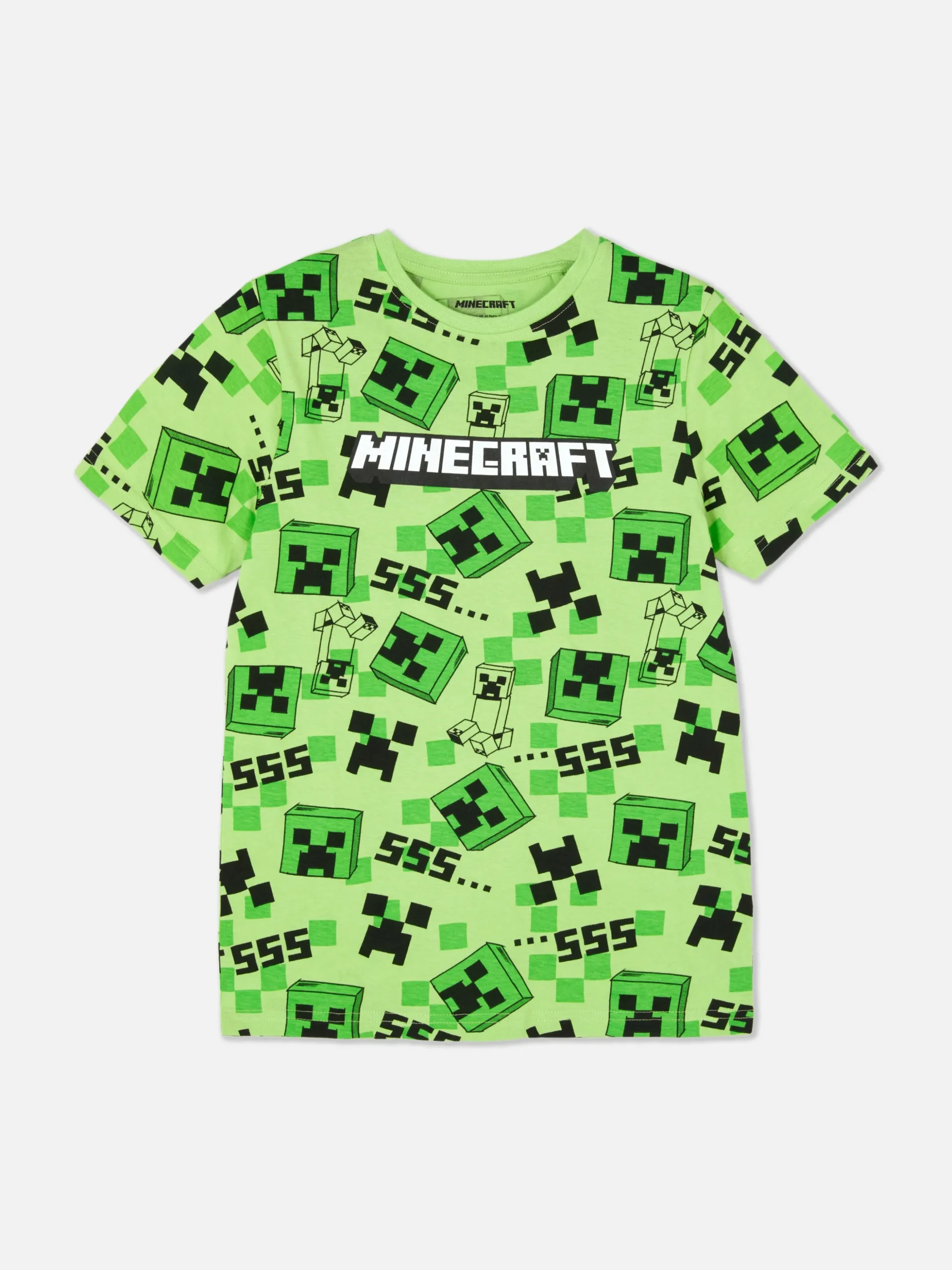 Minecraft Creeper Print T-Shirt