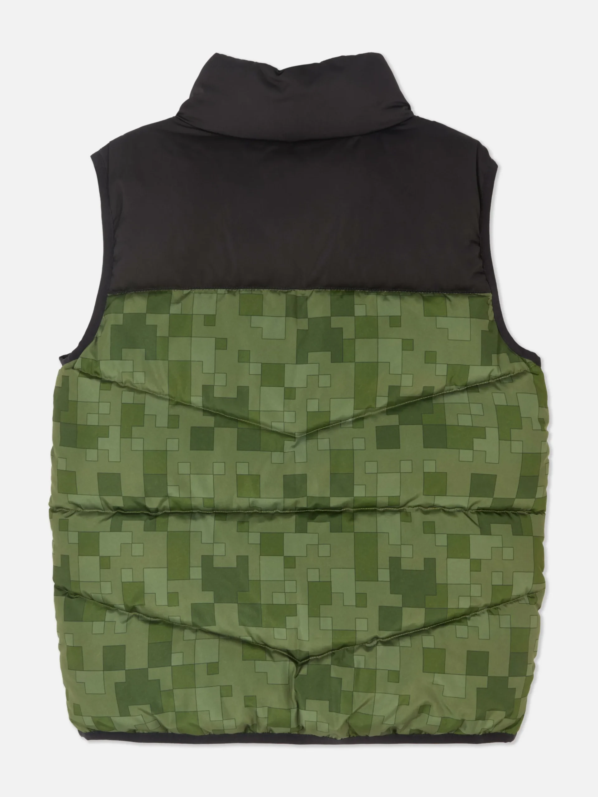 Minecraft Zip-Up Puffer Vest