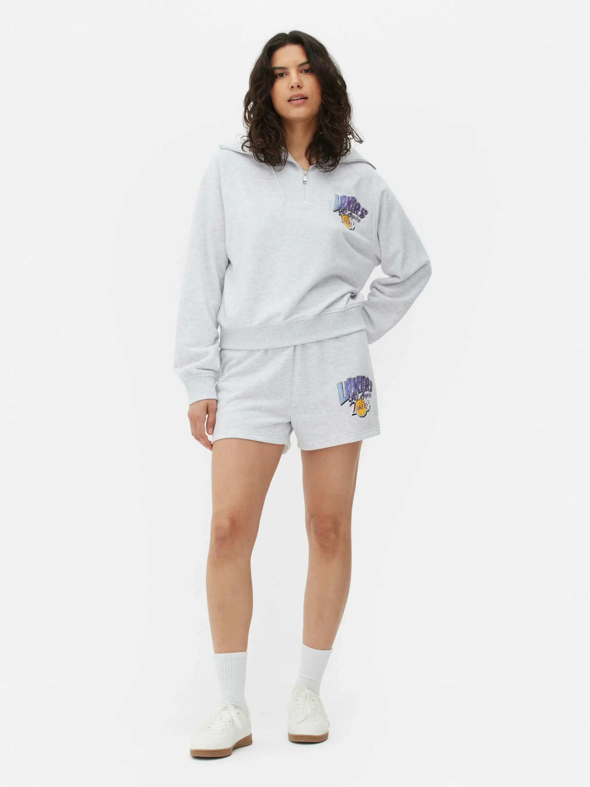 NBA Los Angeles Lakers Half Zip Sweatshirt
