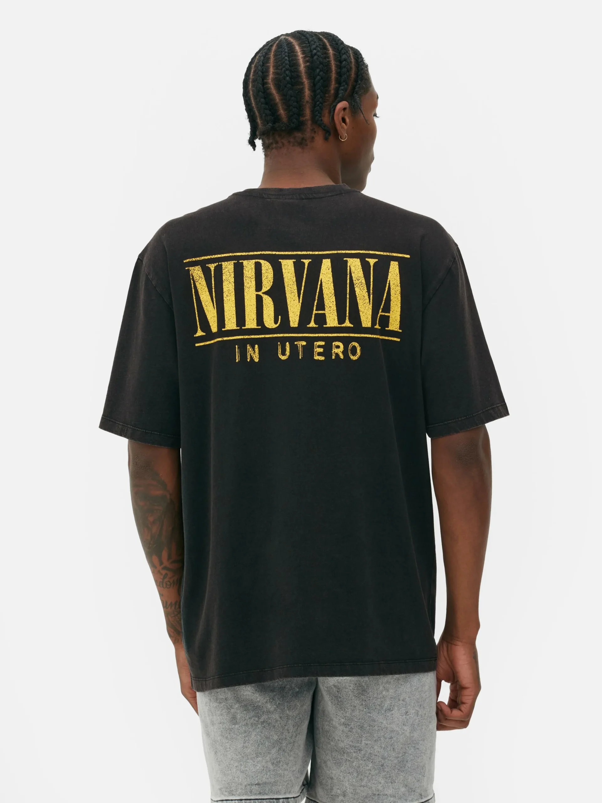 Nirvana Washed Effect T-Shirt