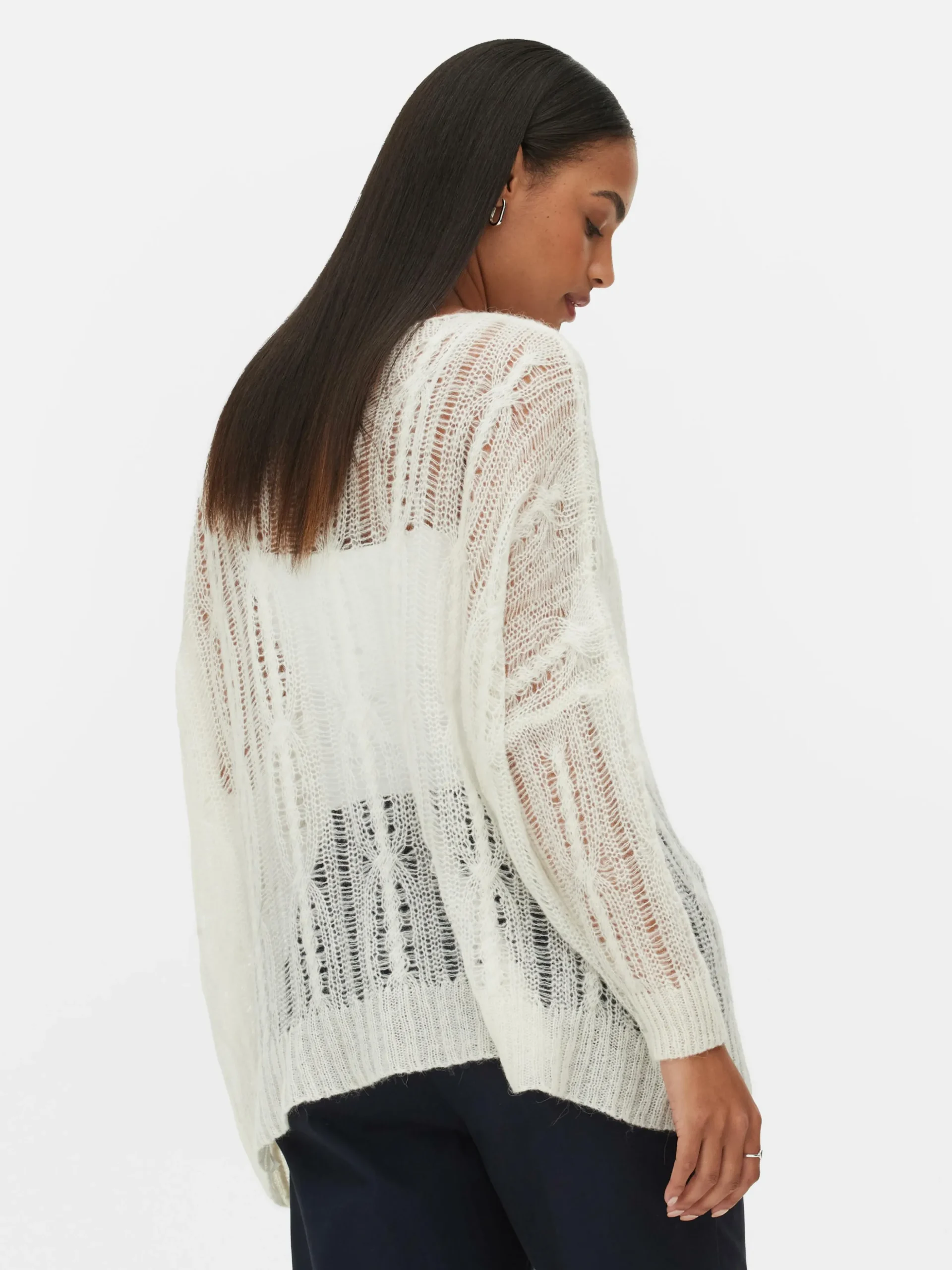 Open Stitch Sweater
