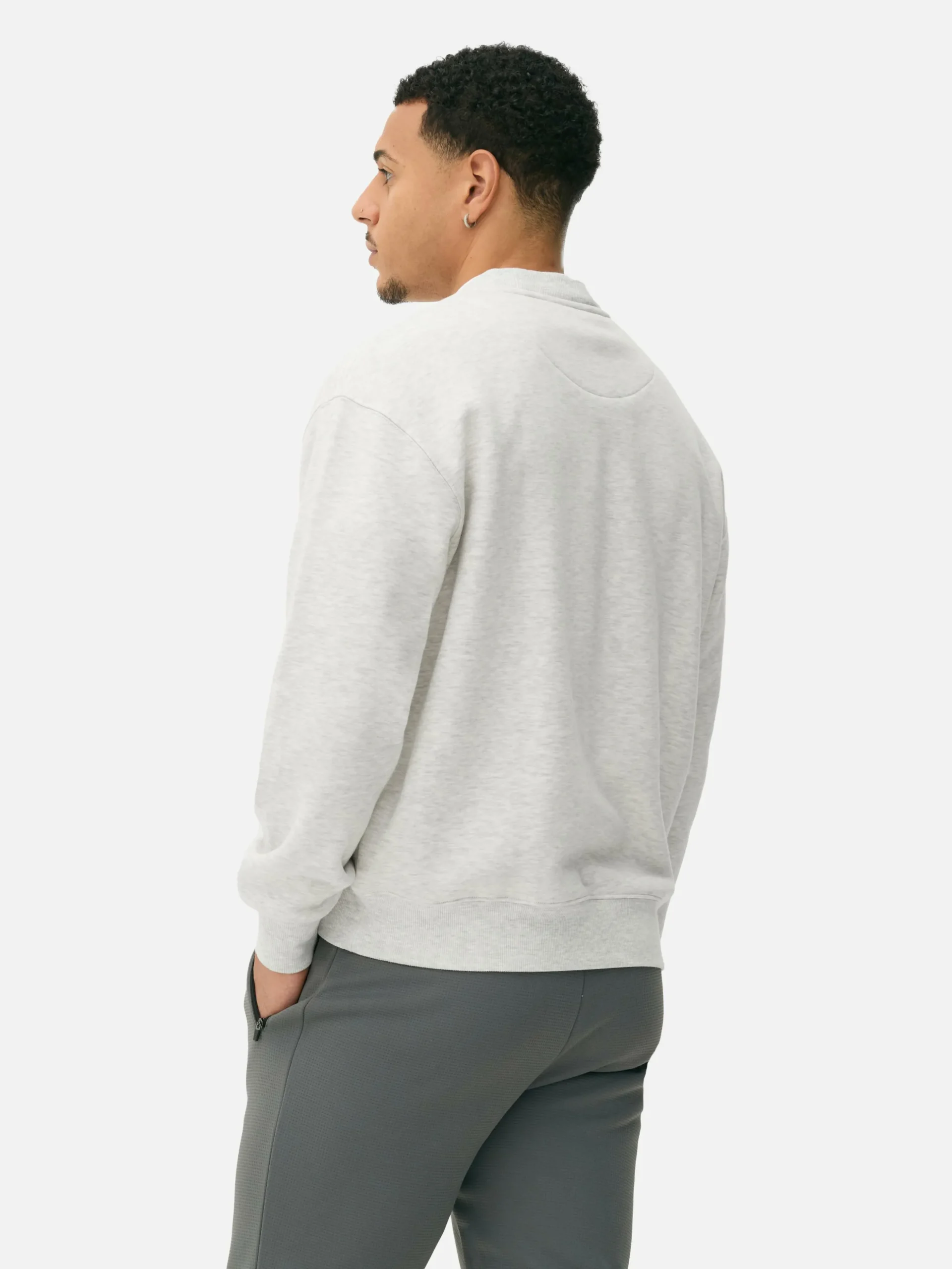 Oversized Crew Neck Sweatshirt
