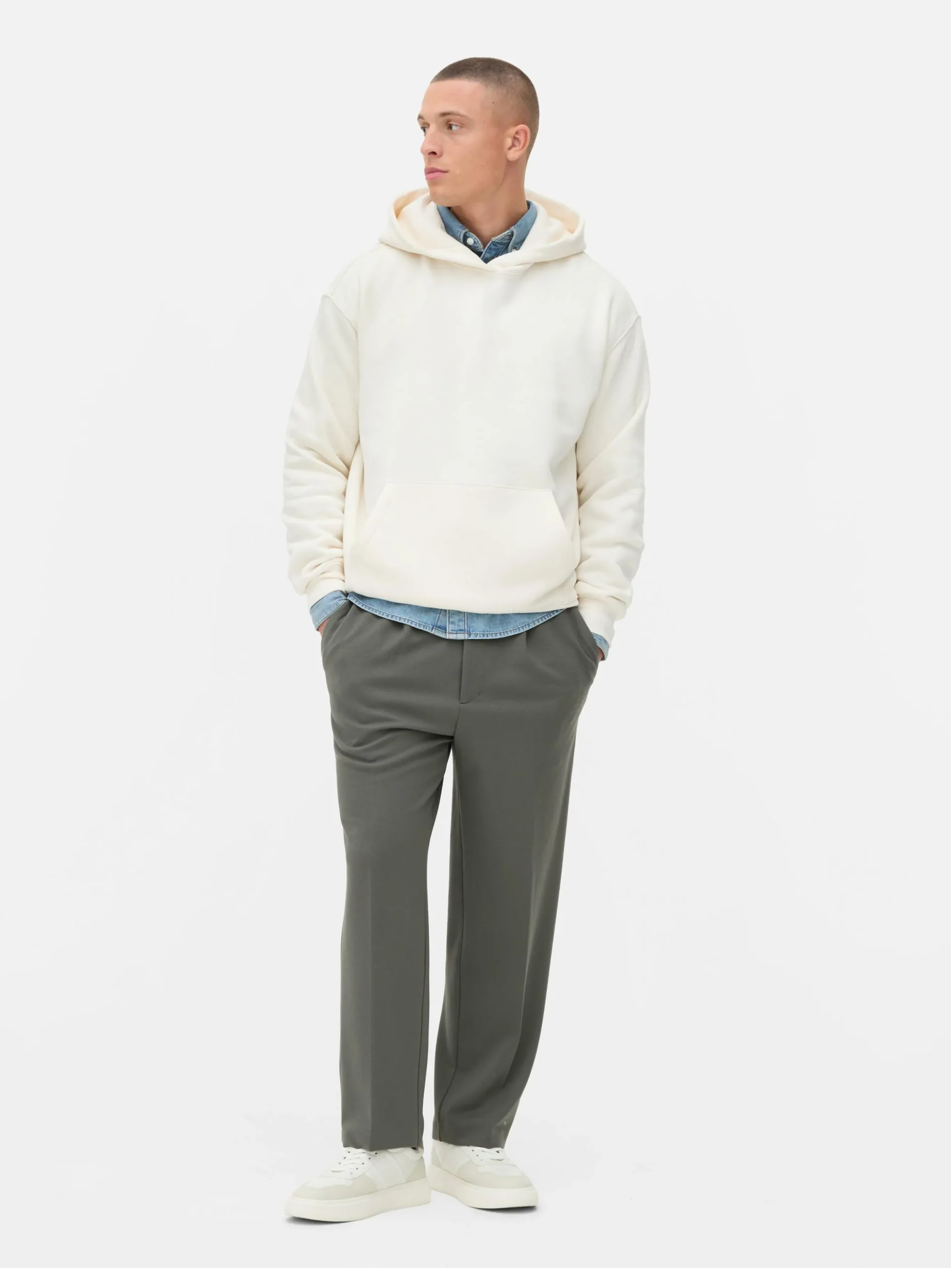 Oversized Jersey Hoodie