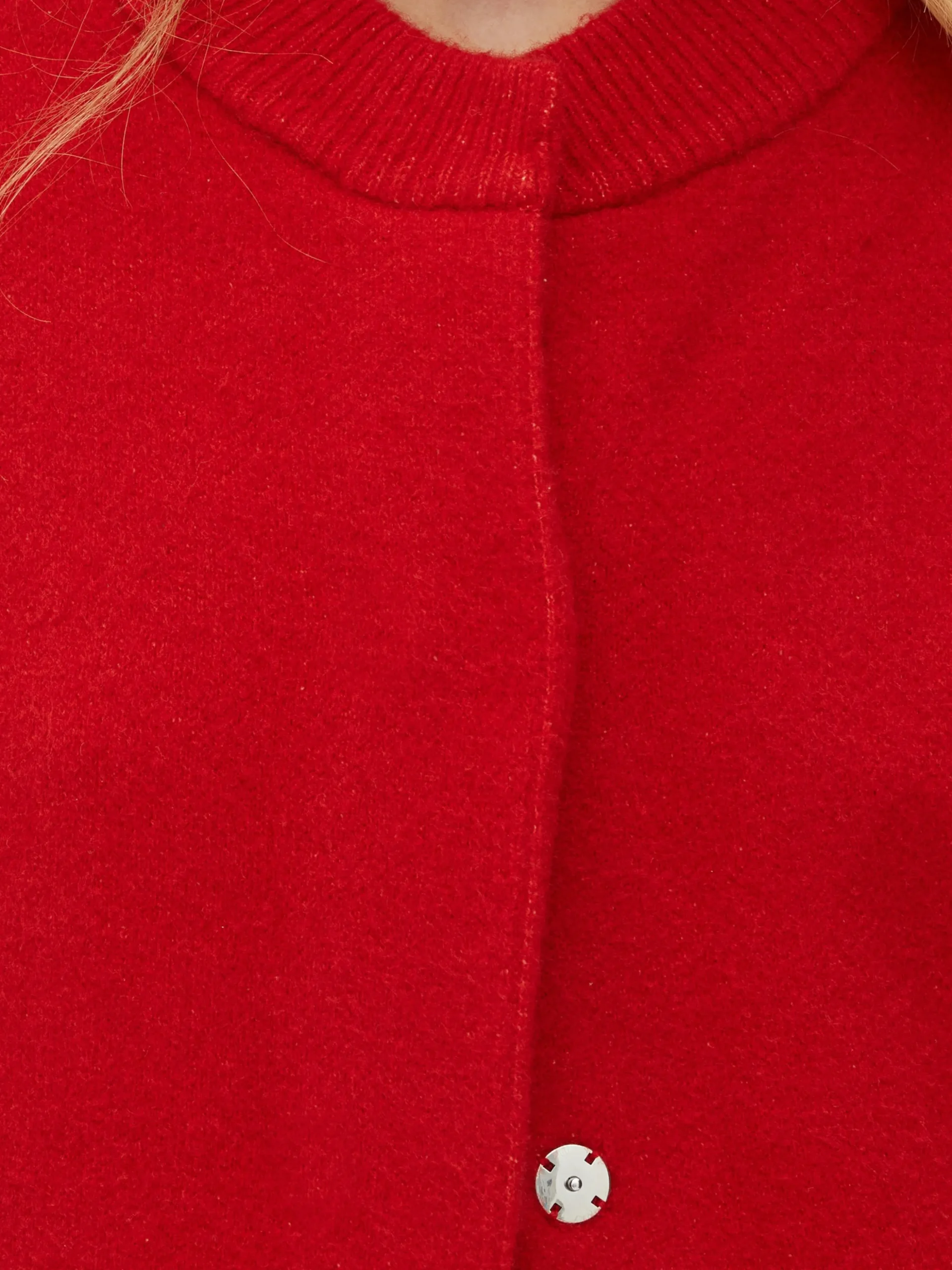 Oversized Knit Bomber Jacket