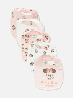 5-Pack Disney’s Minnie Mouse And Daisy Duck Bibs