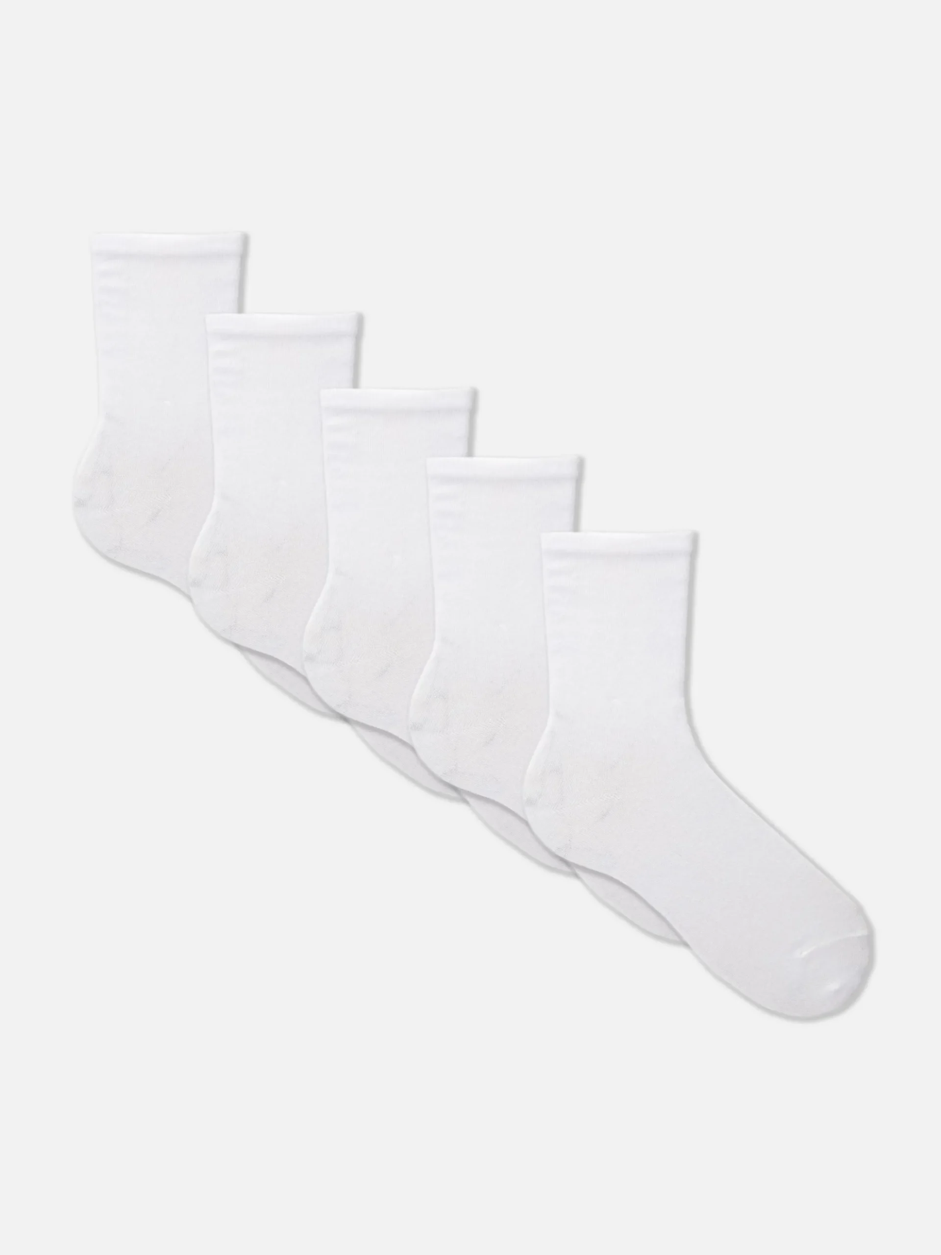 5-Pack Essential Crew Socks