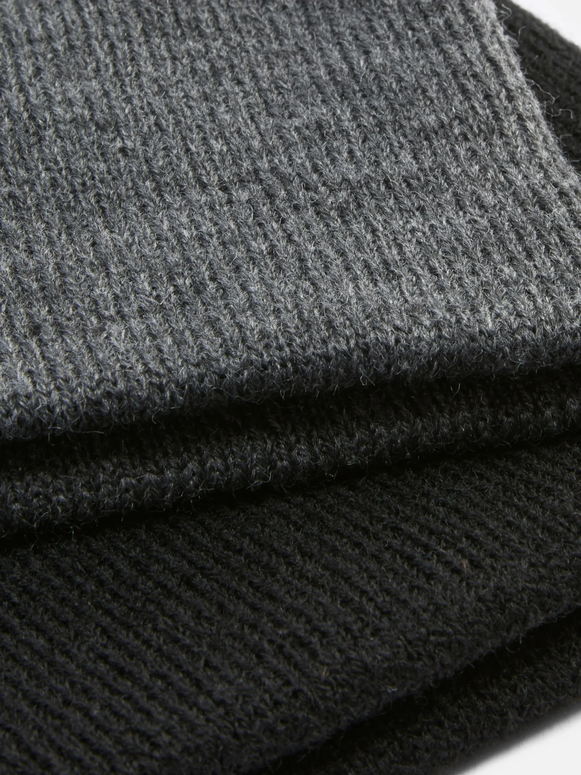 2-Pack Fine Knit Beanie Hats
