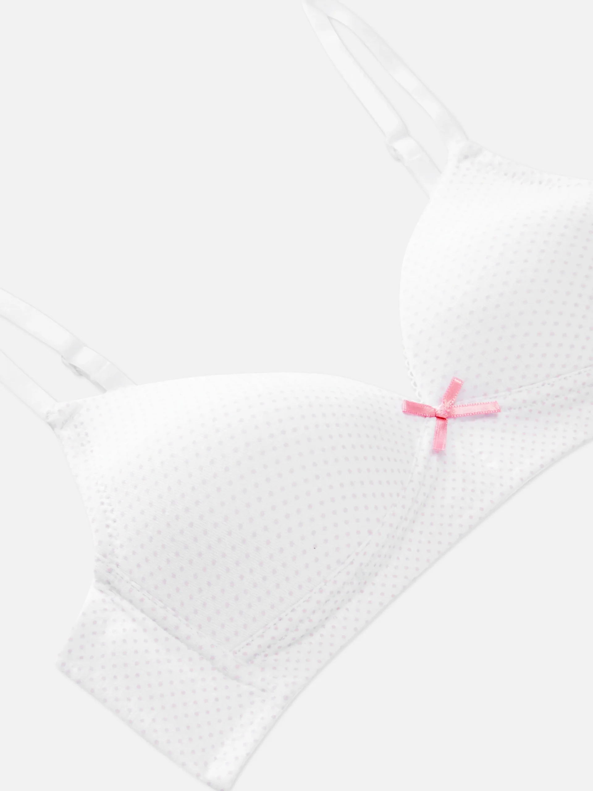 2-Pack Molded Cotton Bras