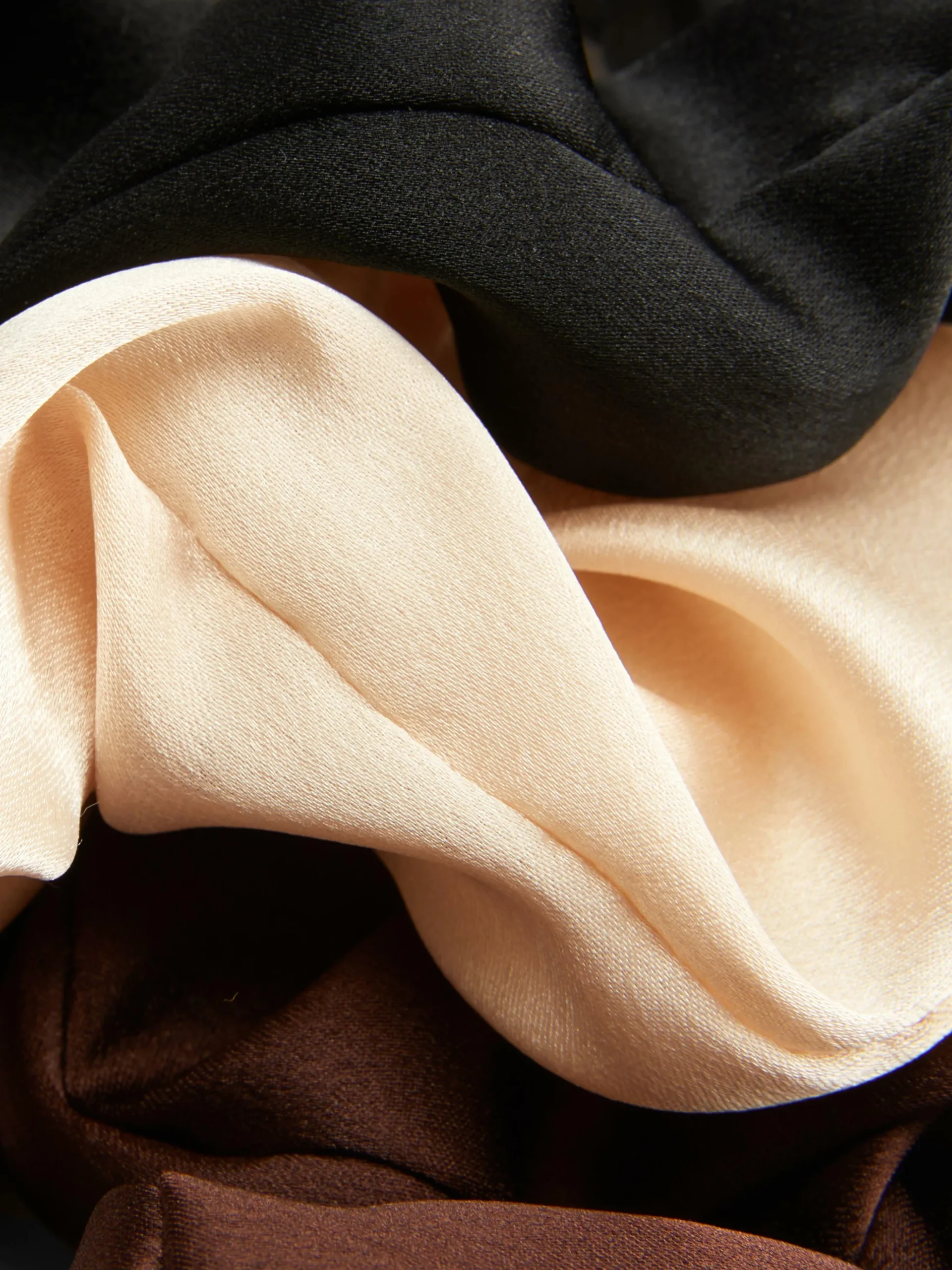 3-Pack Satin Scrunchies