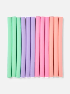 12-Pack Small Bendy Hair Rollers