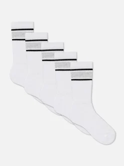 5-Pack Striped Sports Socks