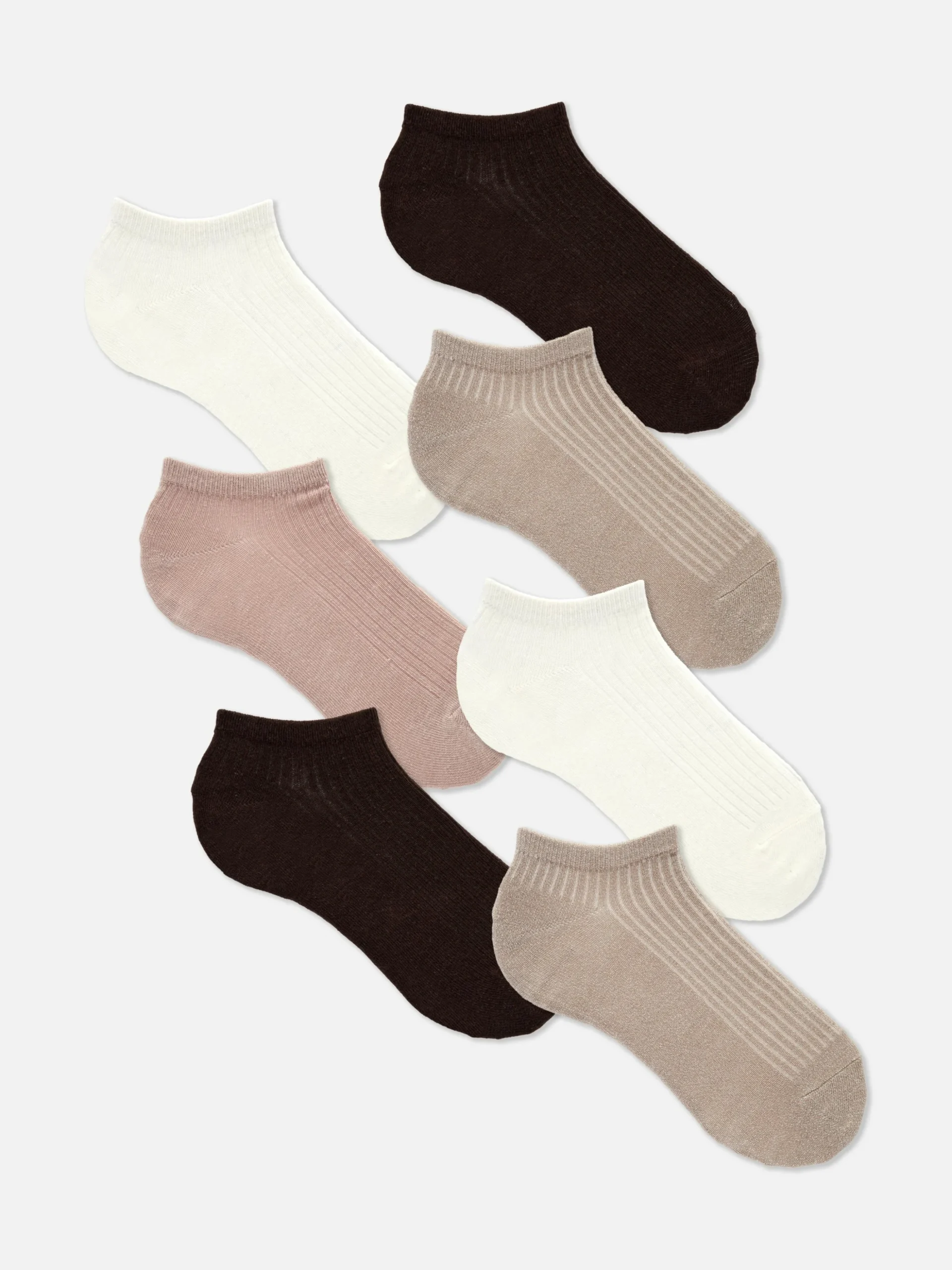 7-Pack Tonal Sneaker Socks