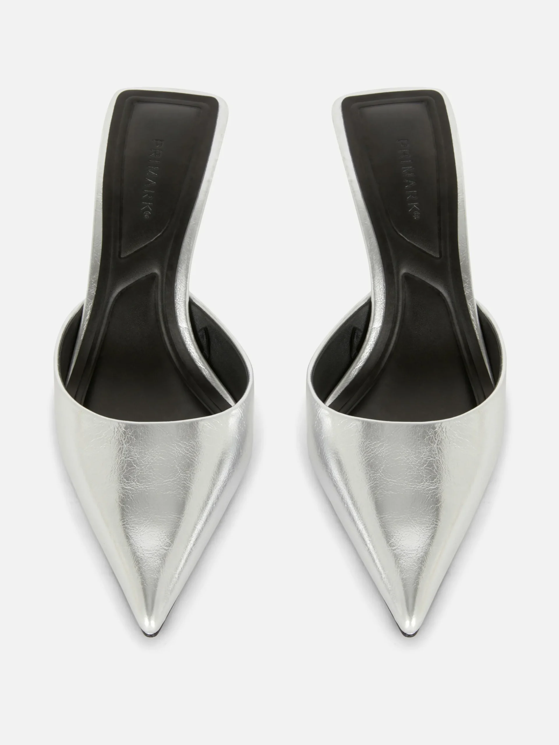 Pointed Toe Heeled Mules