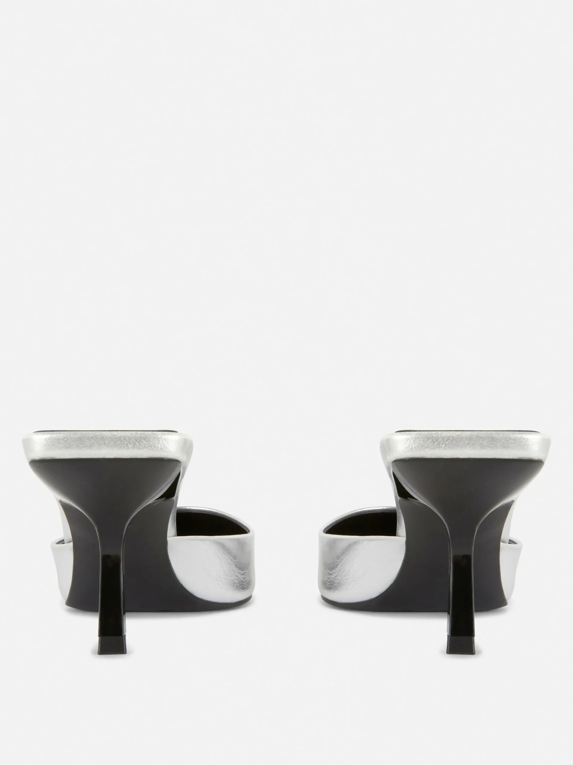 Pointed Toe Heeled Mules