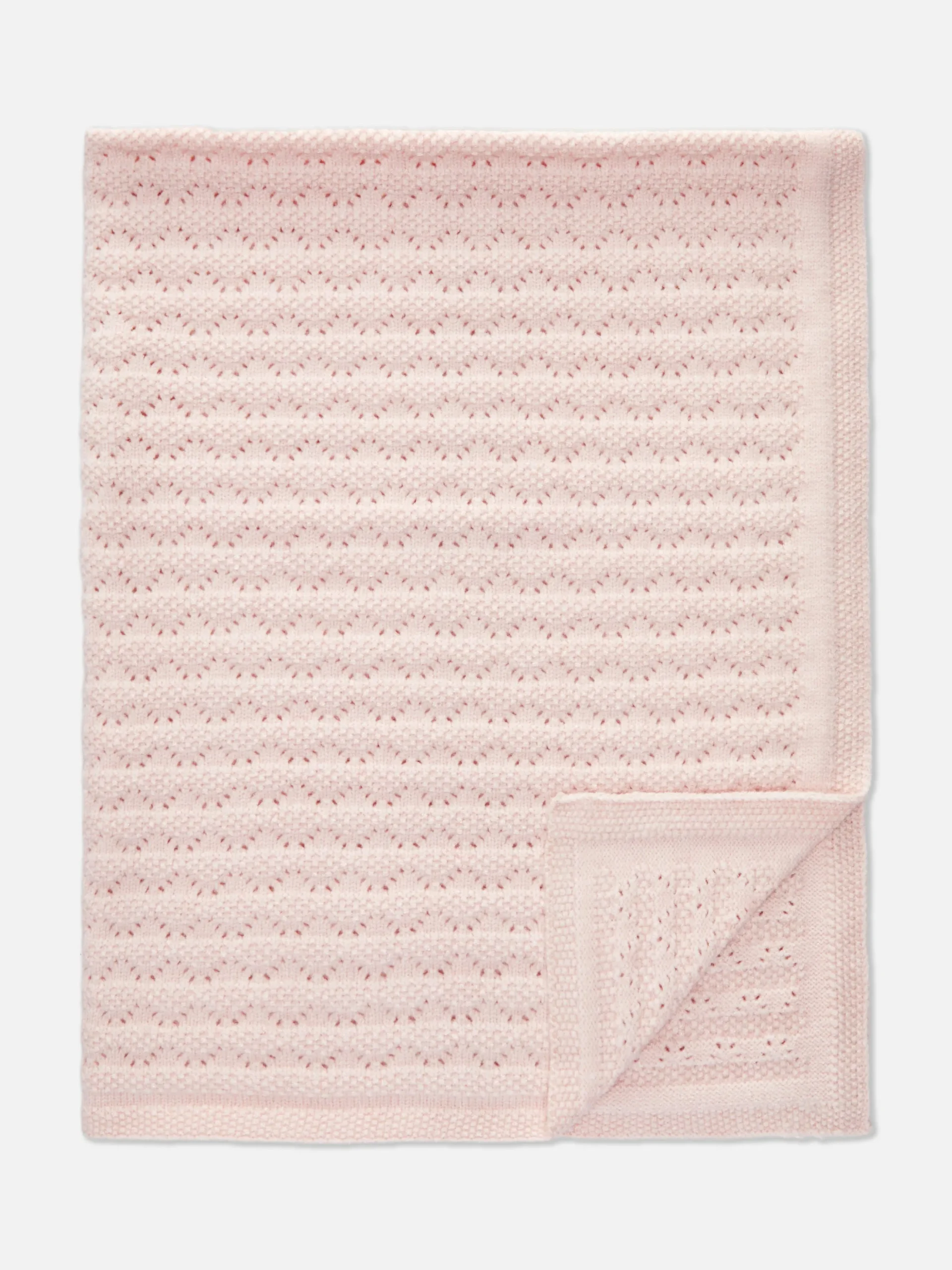 Pointelle Baby Blanket