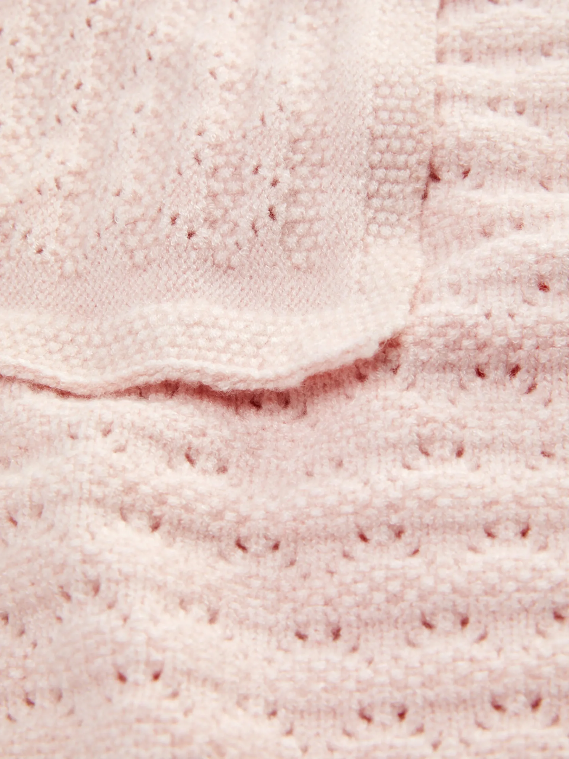 Pointelle Baby Blanket