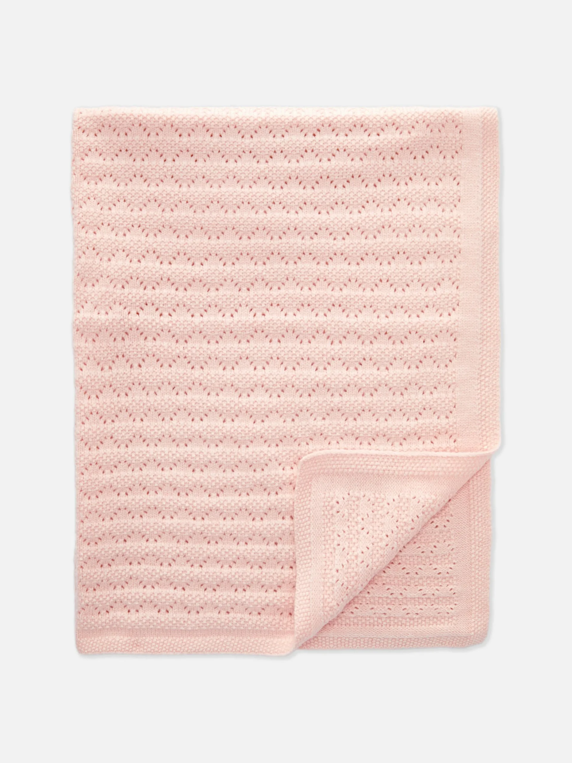 Pointelle Knit Blanket
