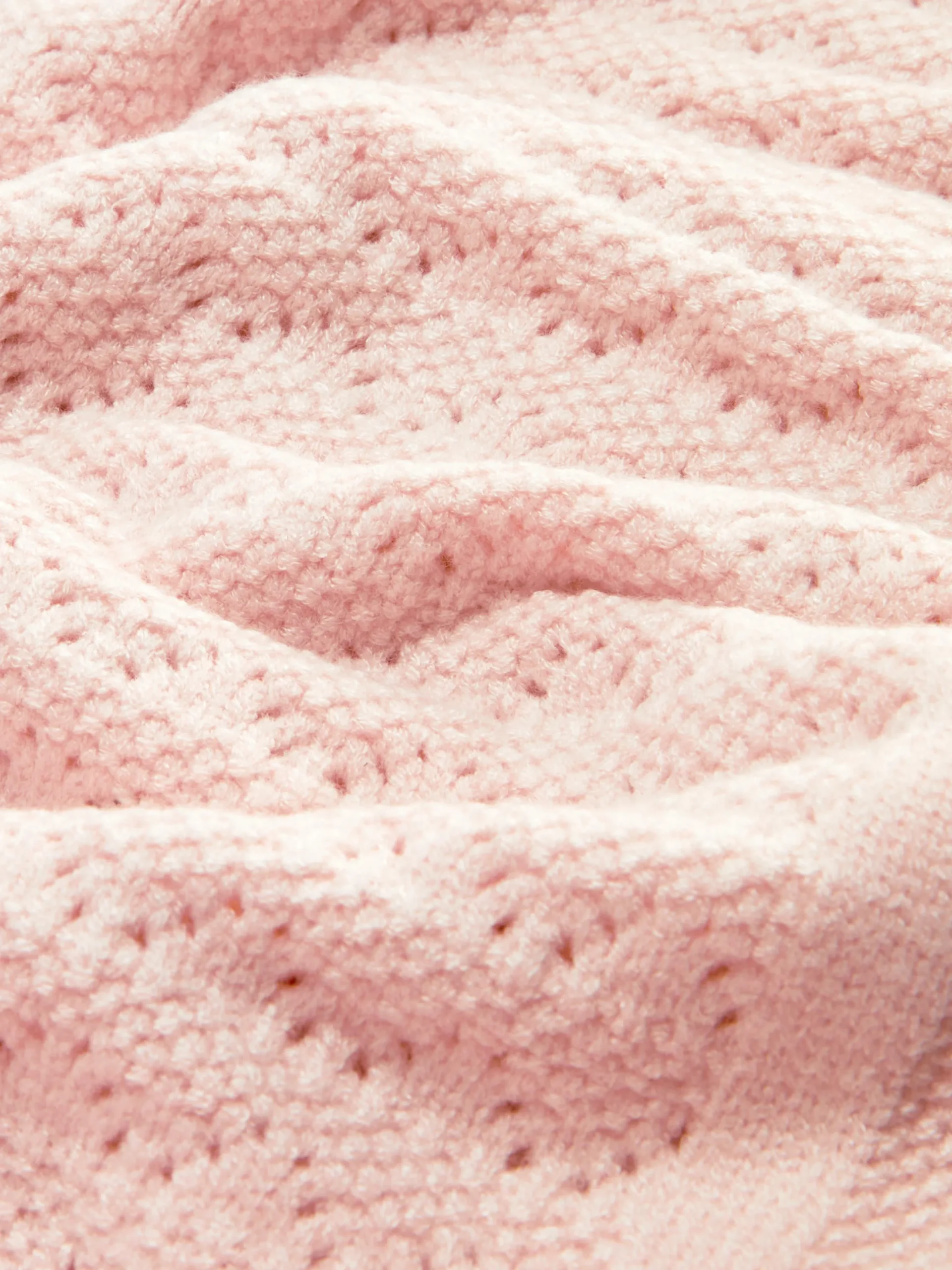 Pointelle Knit Blanket