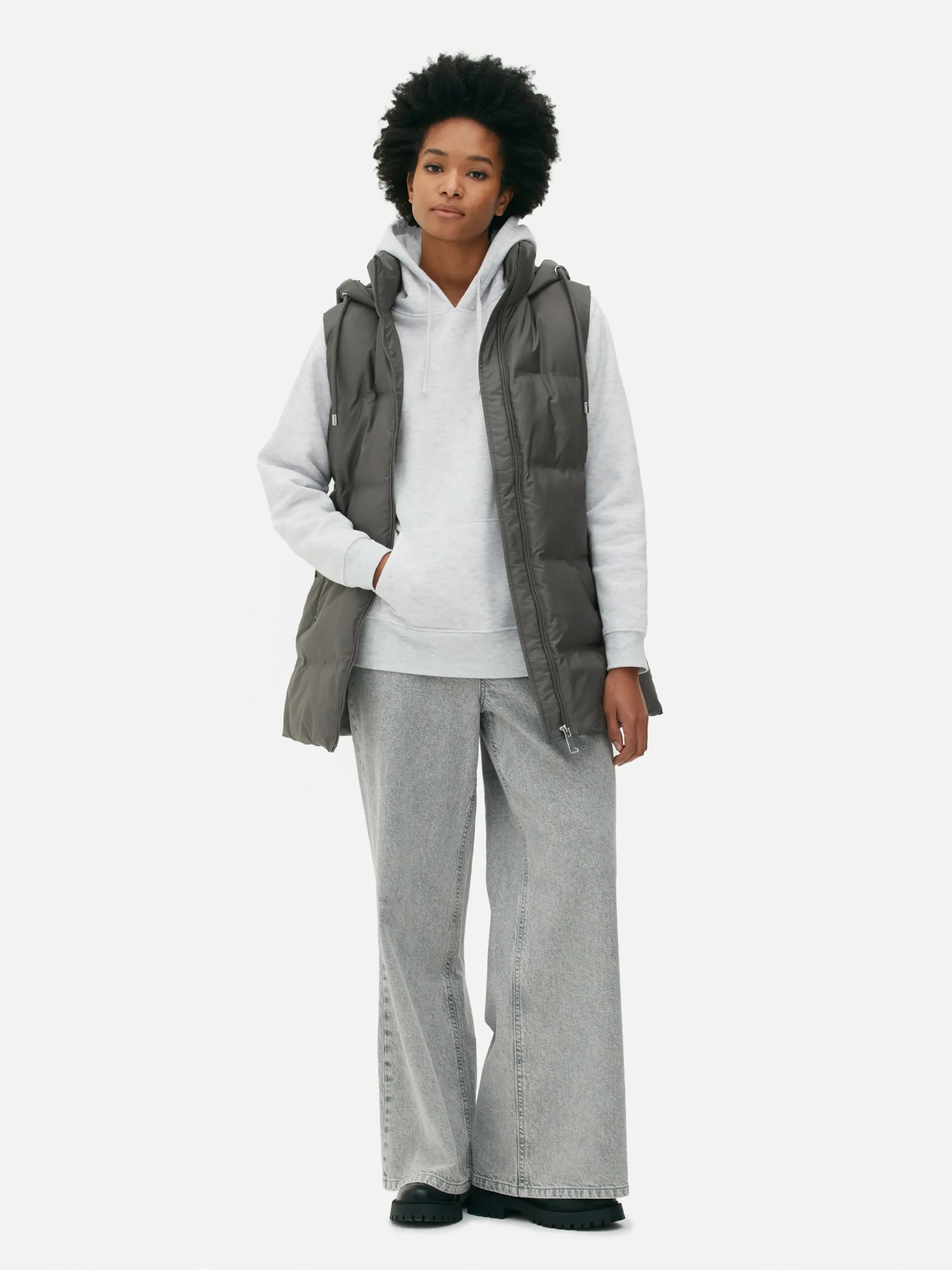 Quilted Hooded Vest