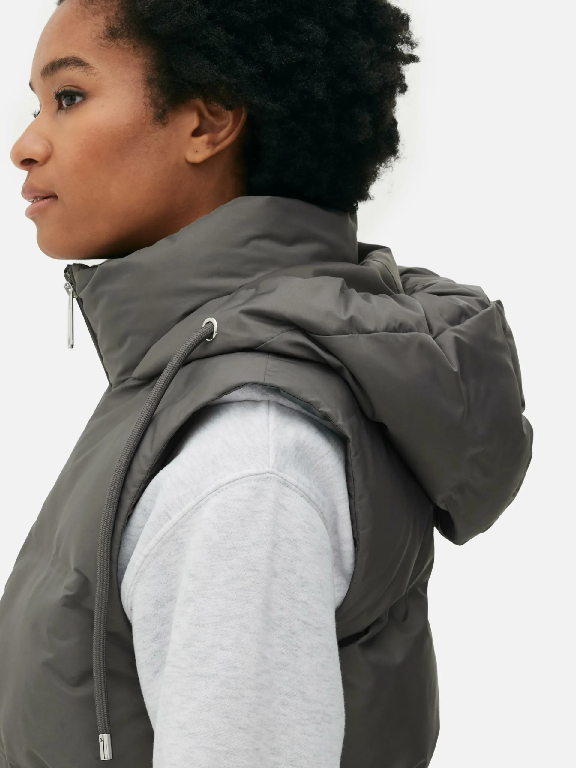 Quilted Hooded Vest