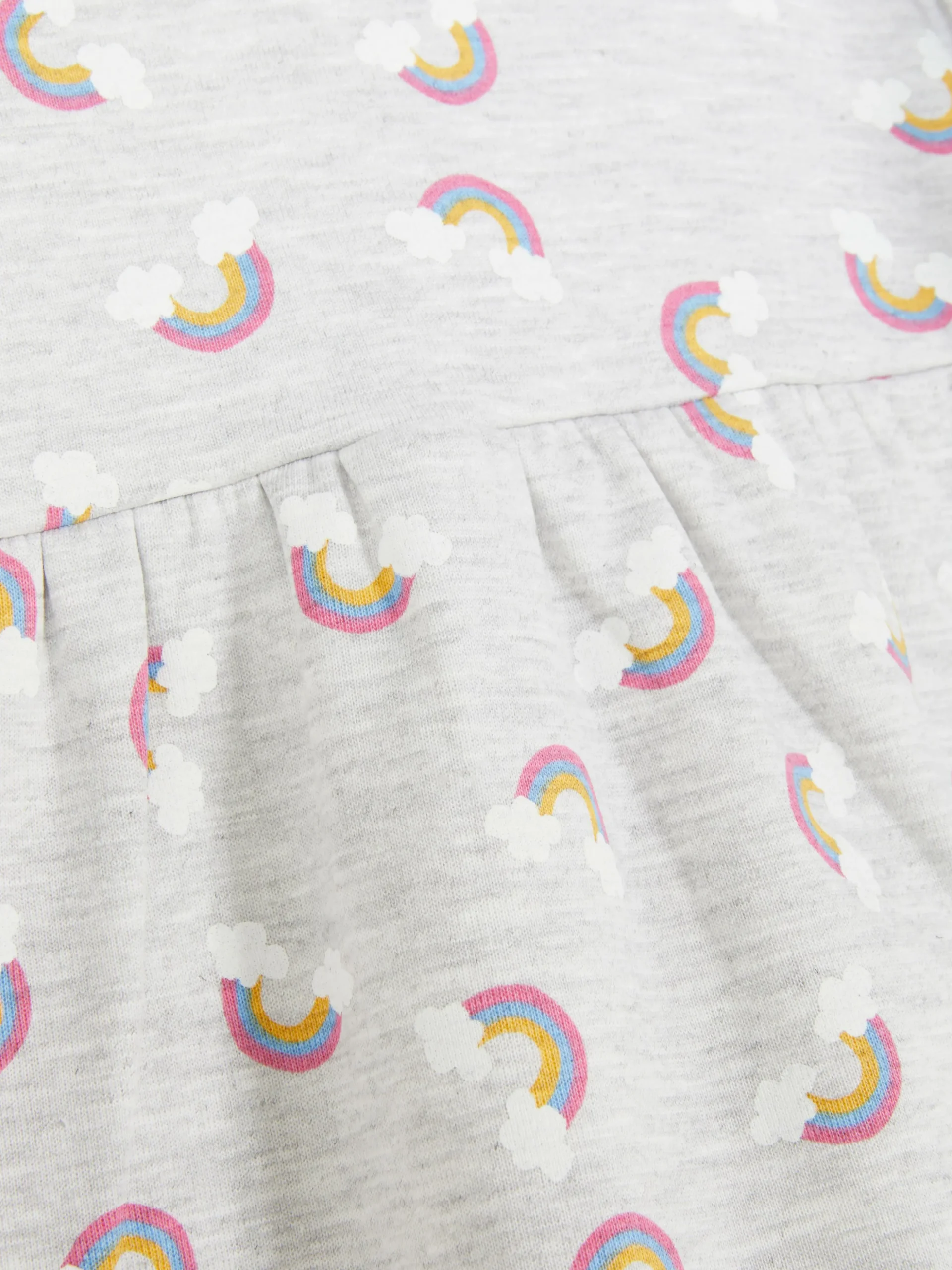 Rainbow Sweatshirt Dress