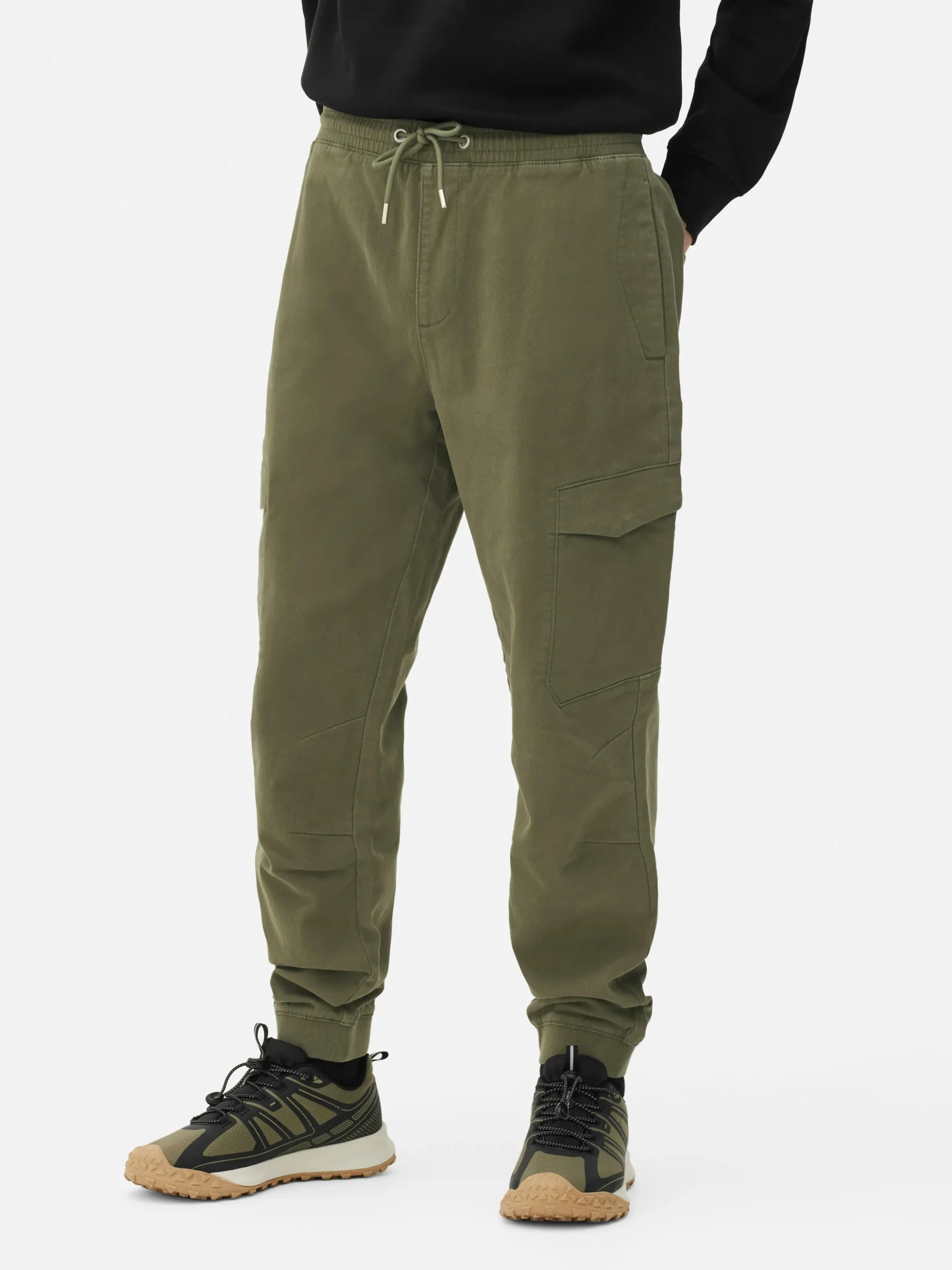 Relaxed Fit Stretch Cargo Joggers