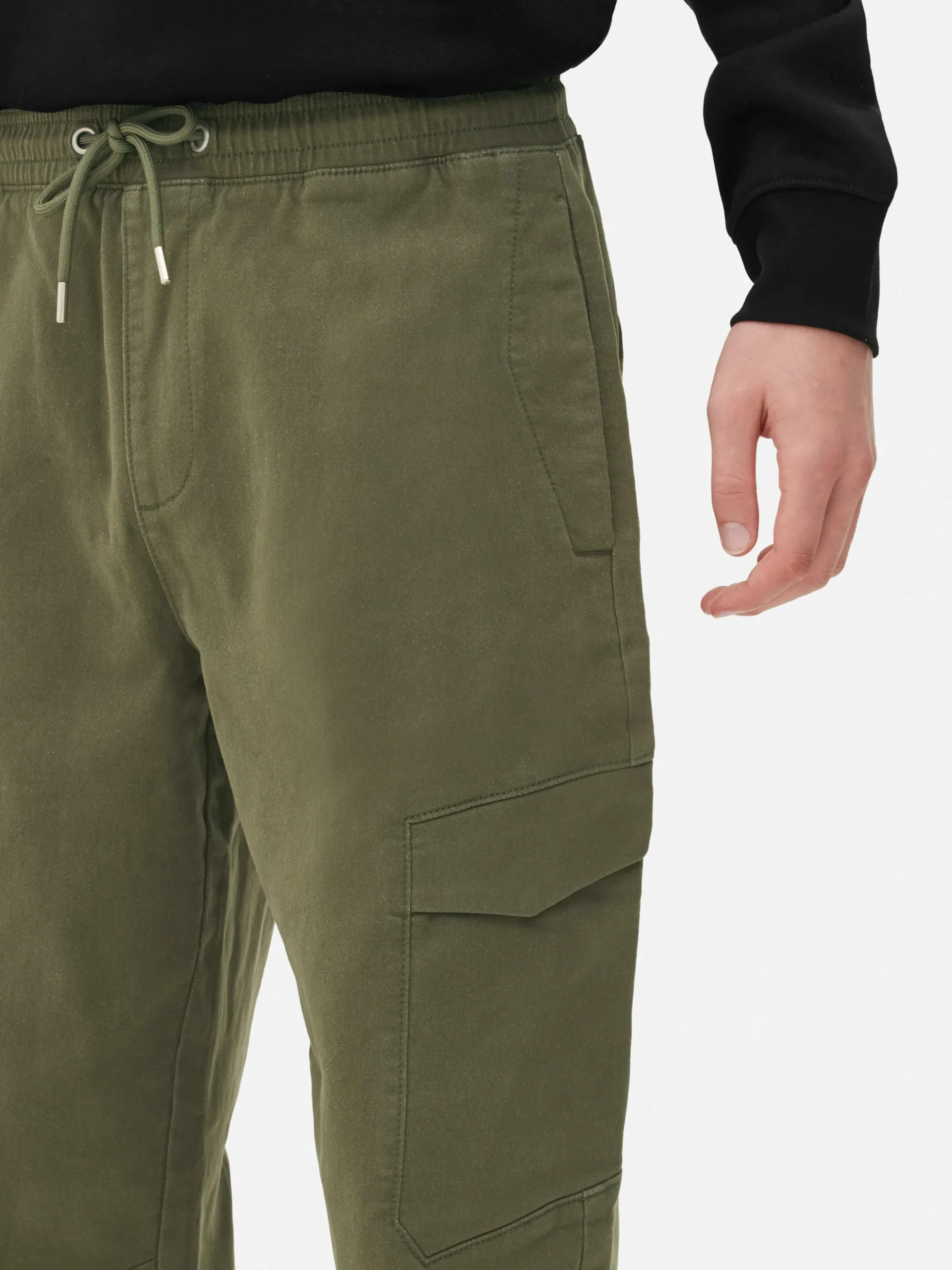 Relaxed Fit Stretch Cargo Joggers