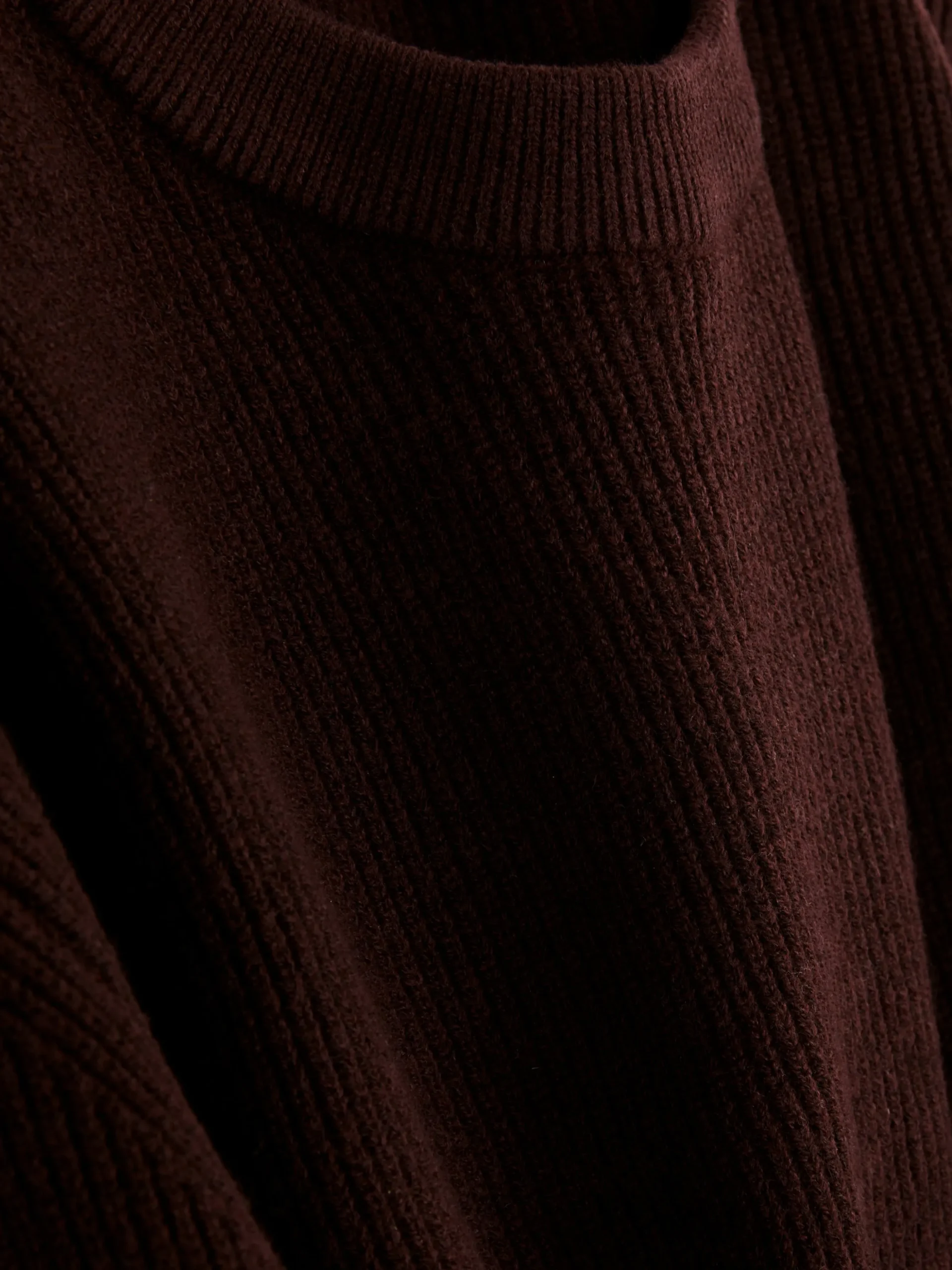 Ribbed Crew Neck Sweater