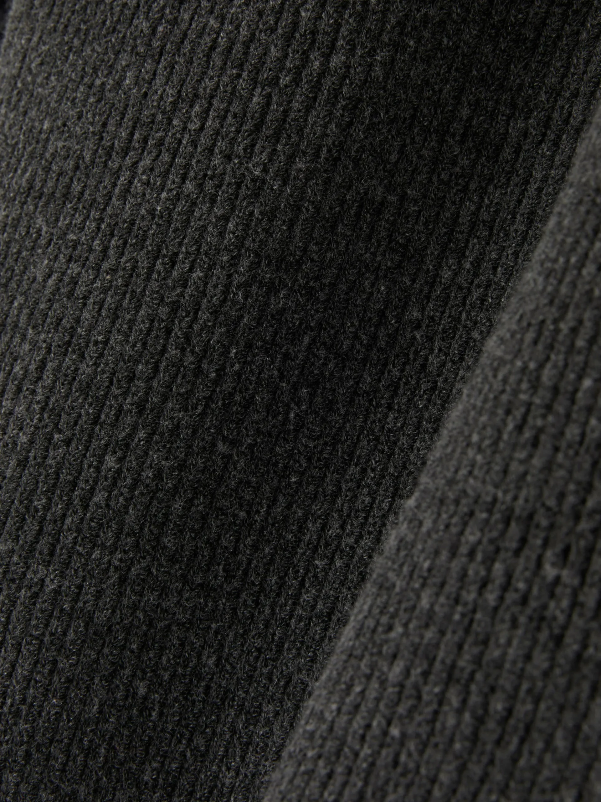 Ribbed Crew Neck Sweater