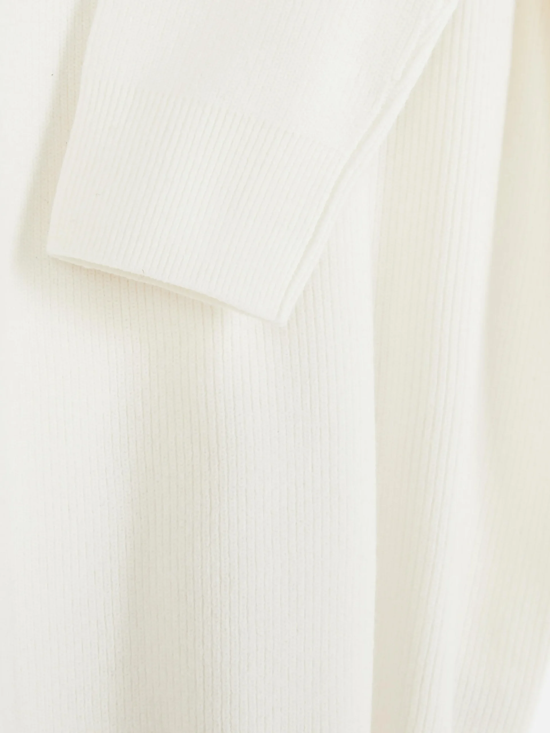 Ribbed Crew Neck Sweater