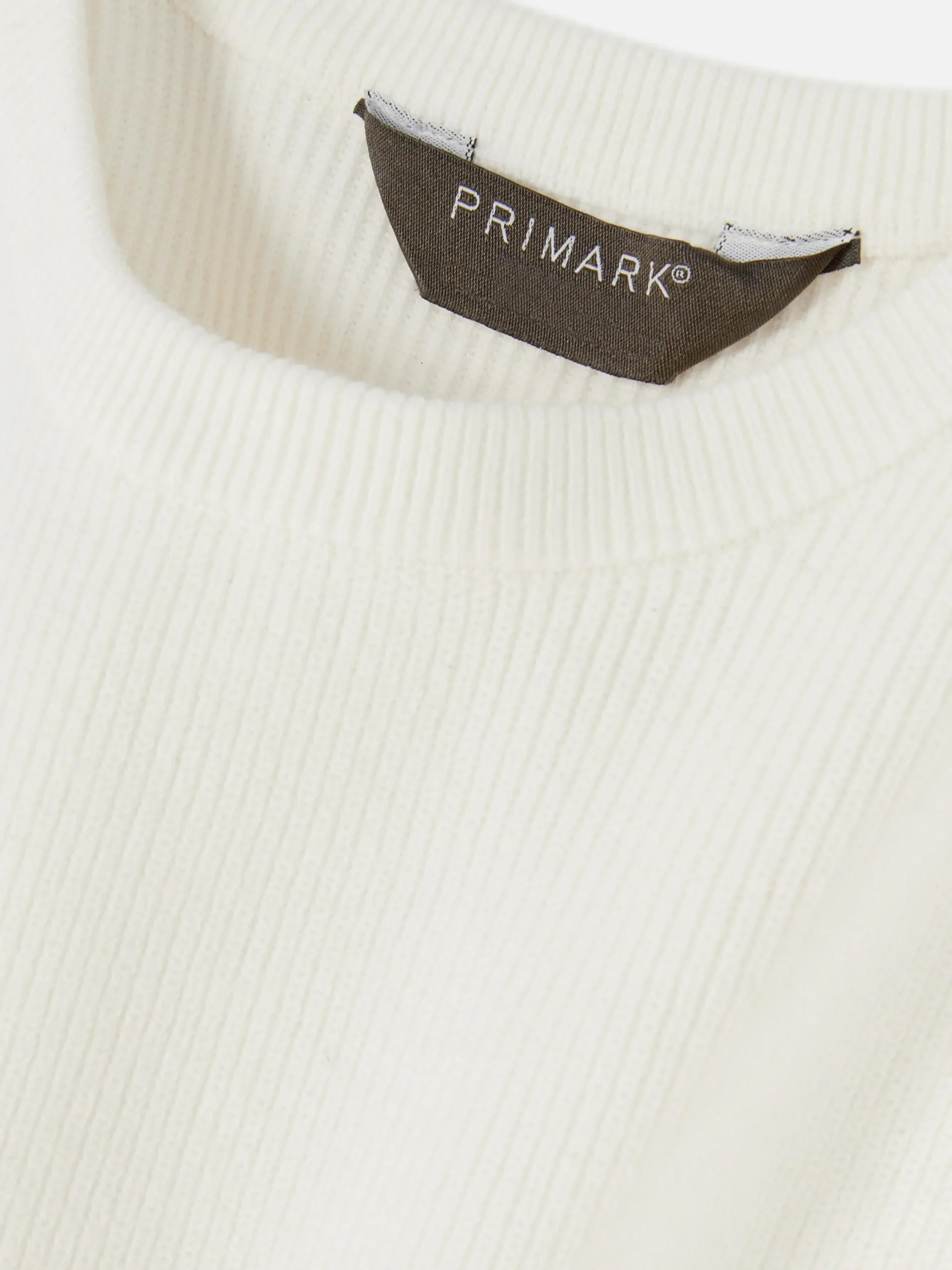 Ribbed Crew Neck Sweater
