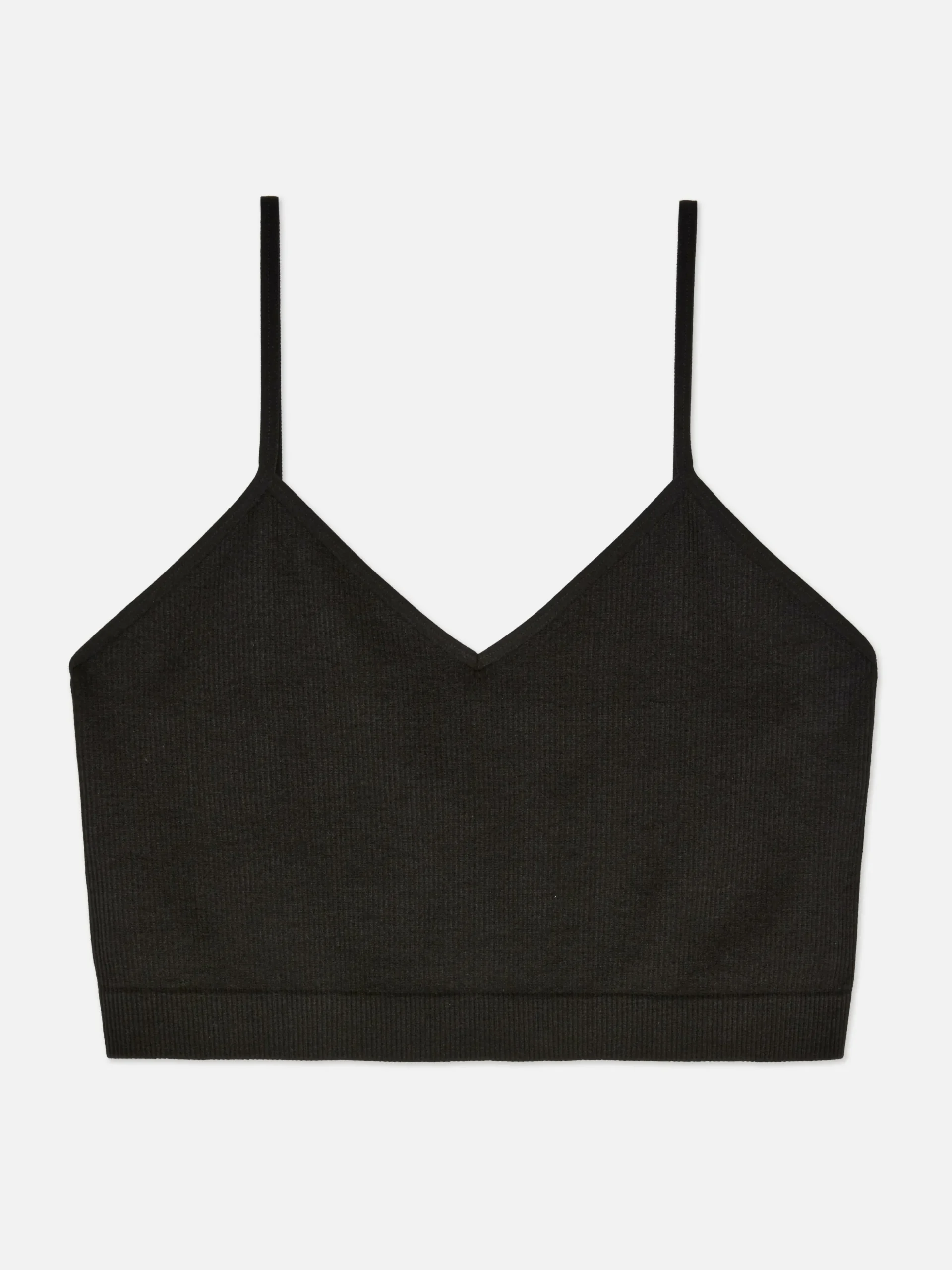 Ribbed Cropped Cami Pajama Top