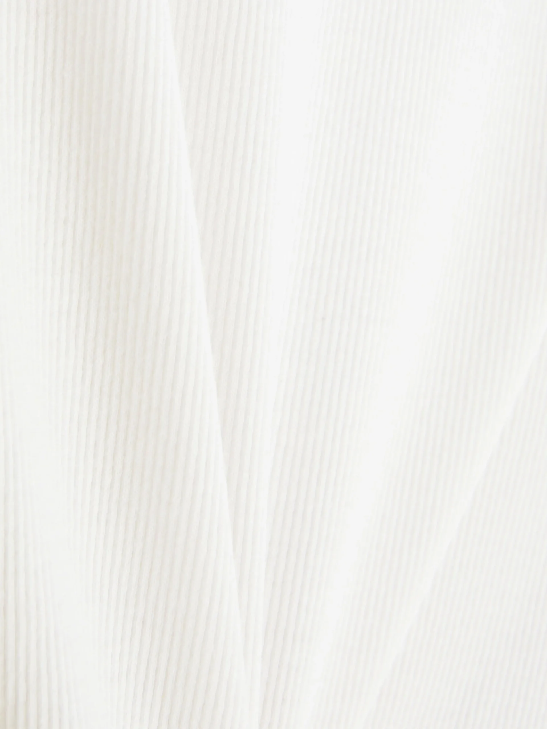 Ribbed Lettuce Trim T-Shirt