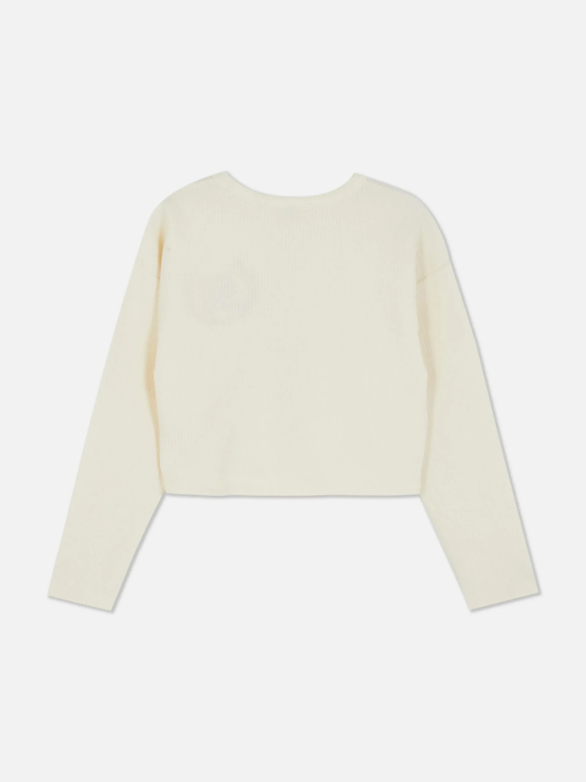 Ribbed Long Sleeve T-Shirt