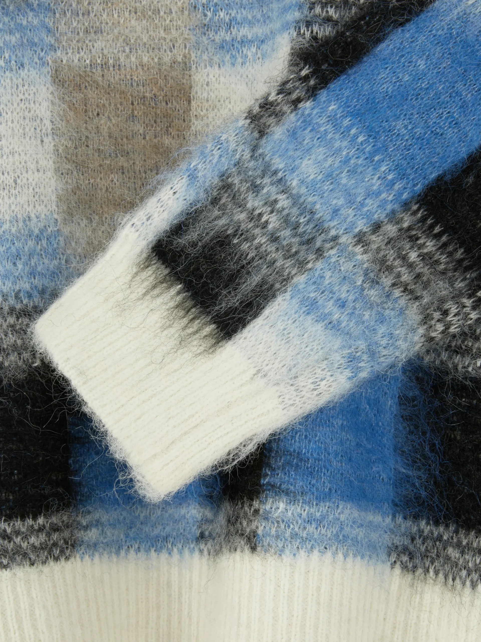 Rita Ora Brushed Check Pullover