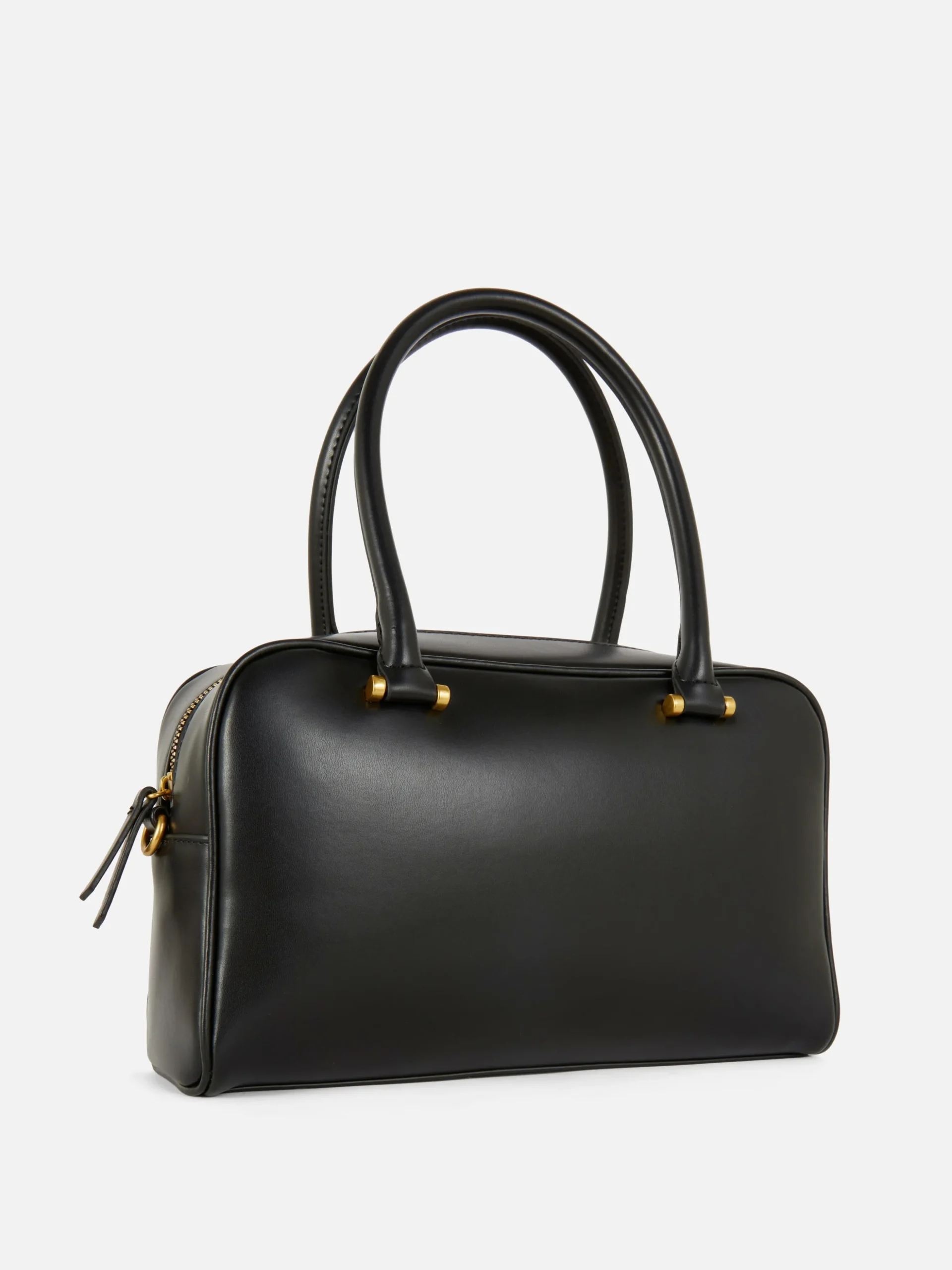 Rita Ora Faux Leather Bowling Bag
