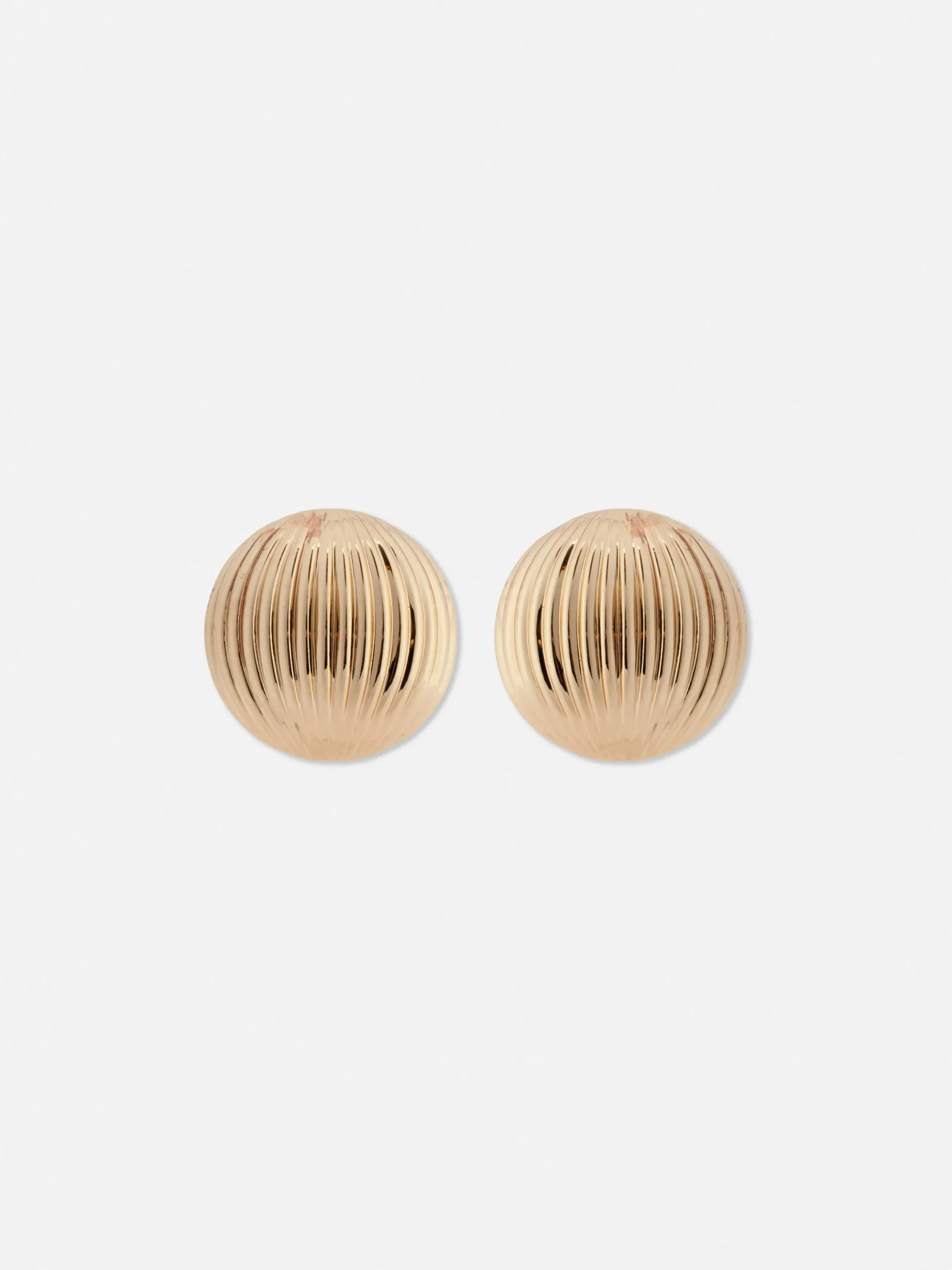 Rita Ora Large Ridged Stud Earrings