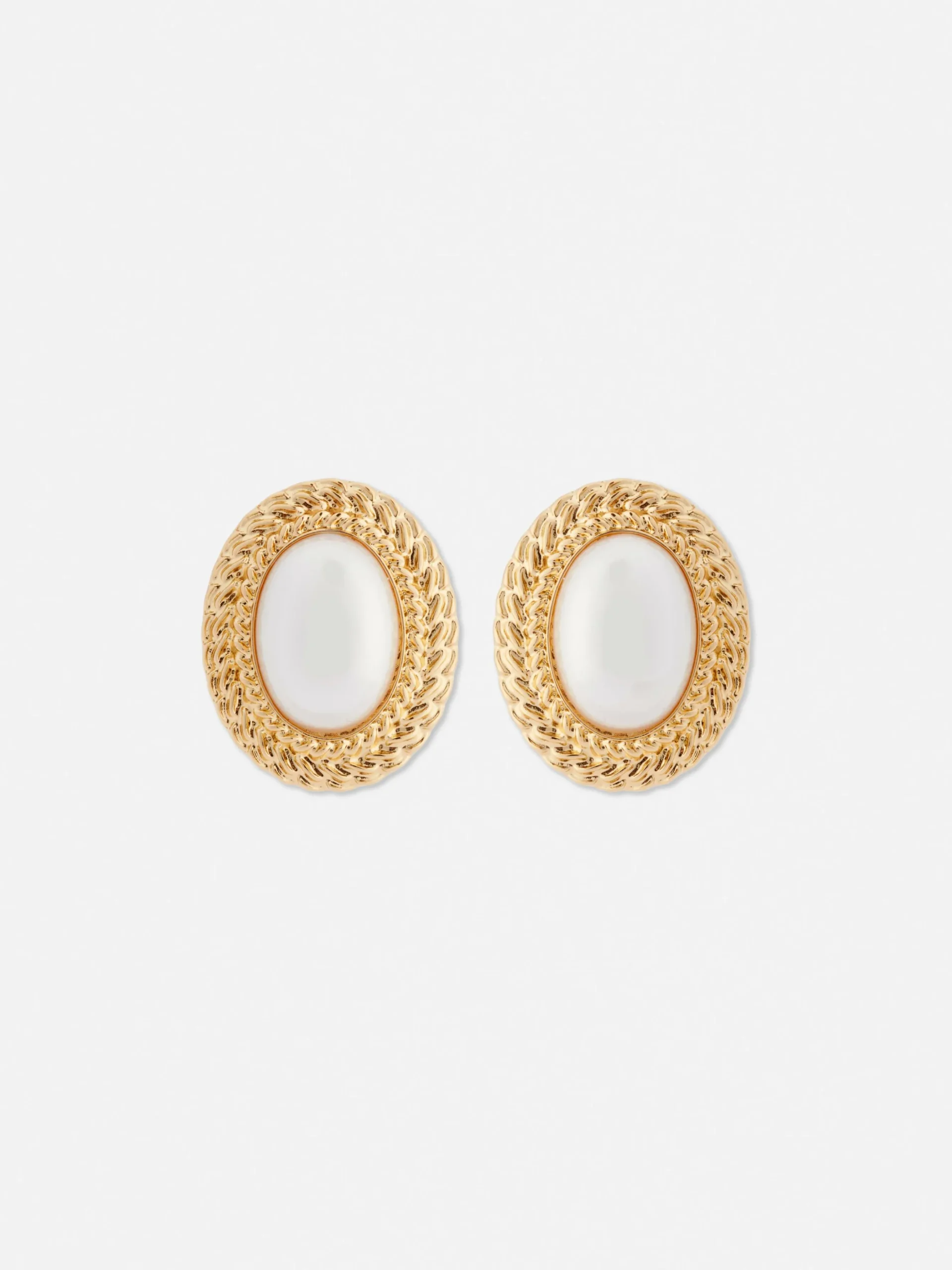 Rita Ora XL Faux Pearl Stud Earrings