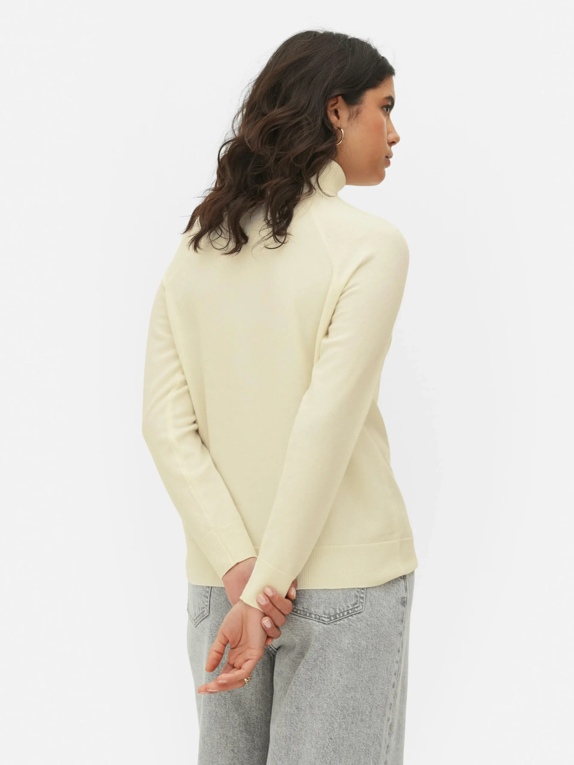 Roll Neck Long Sleeve Top