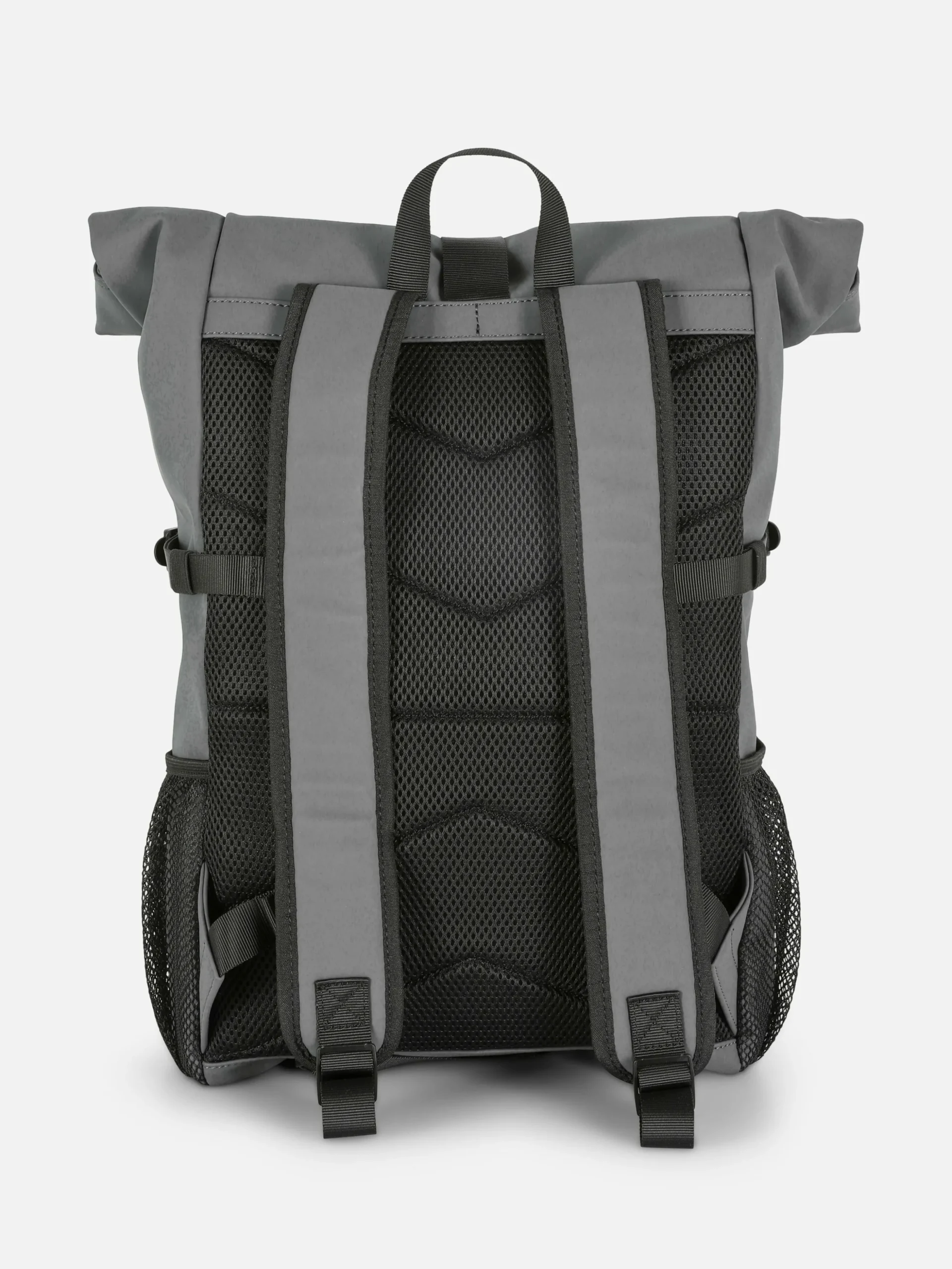 Rubberized Roll Top Backpack