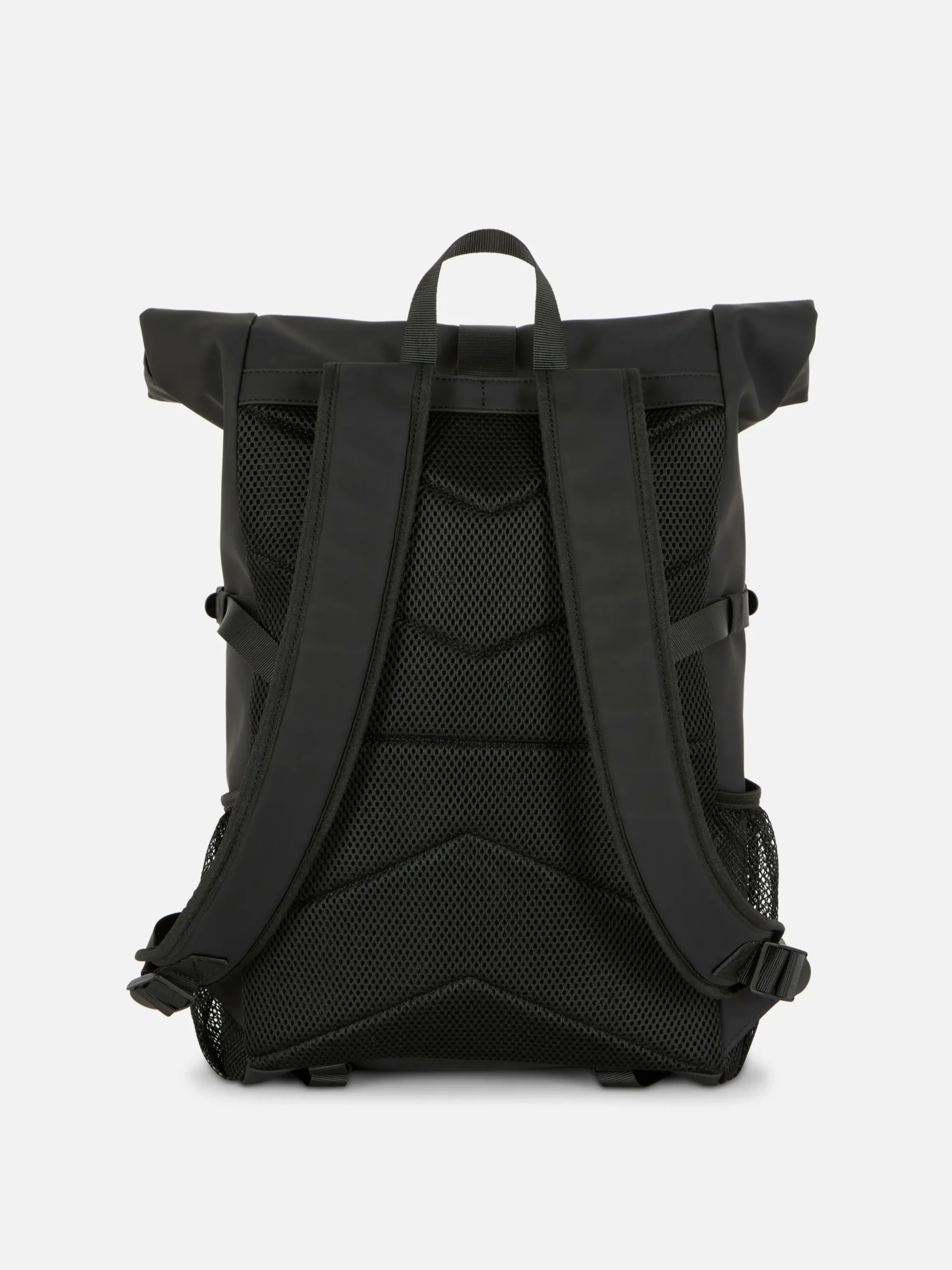 Rubberized Roll Top Backpack