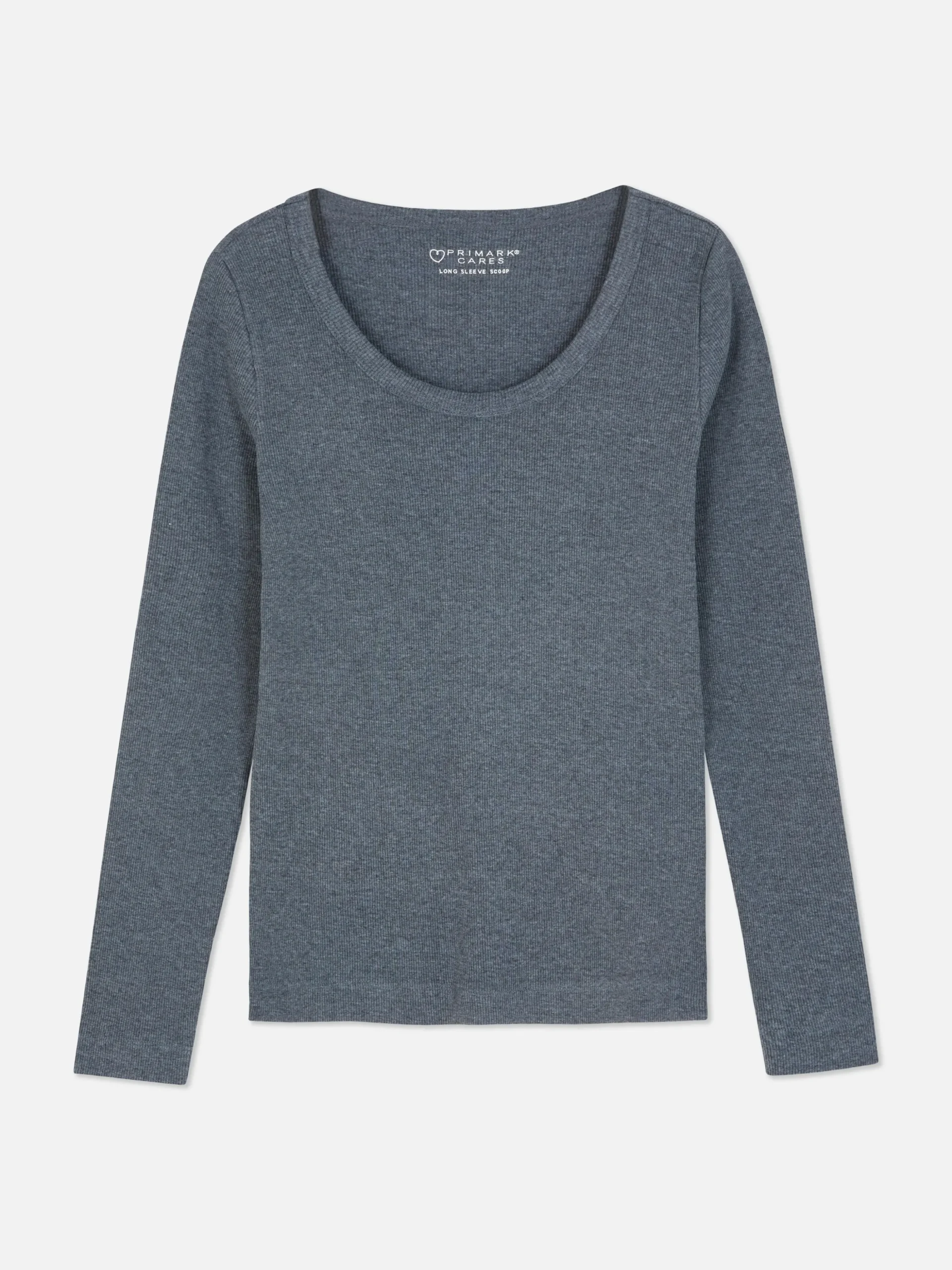 Scoop Neck Long Sleeve Top