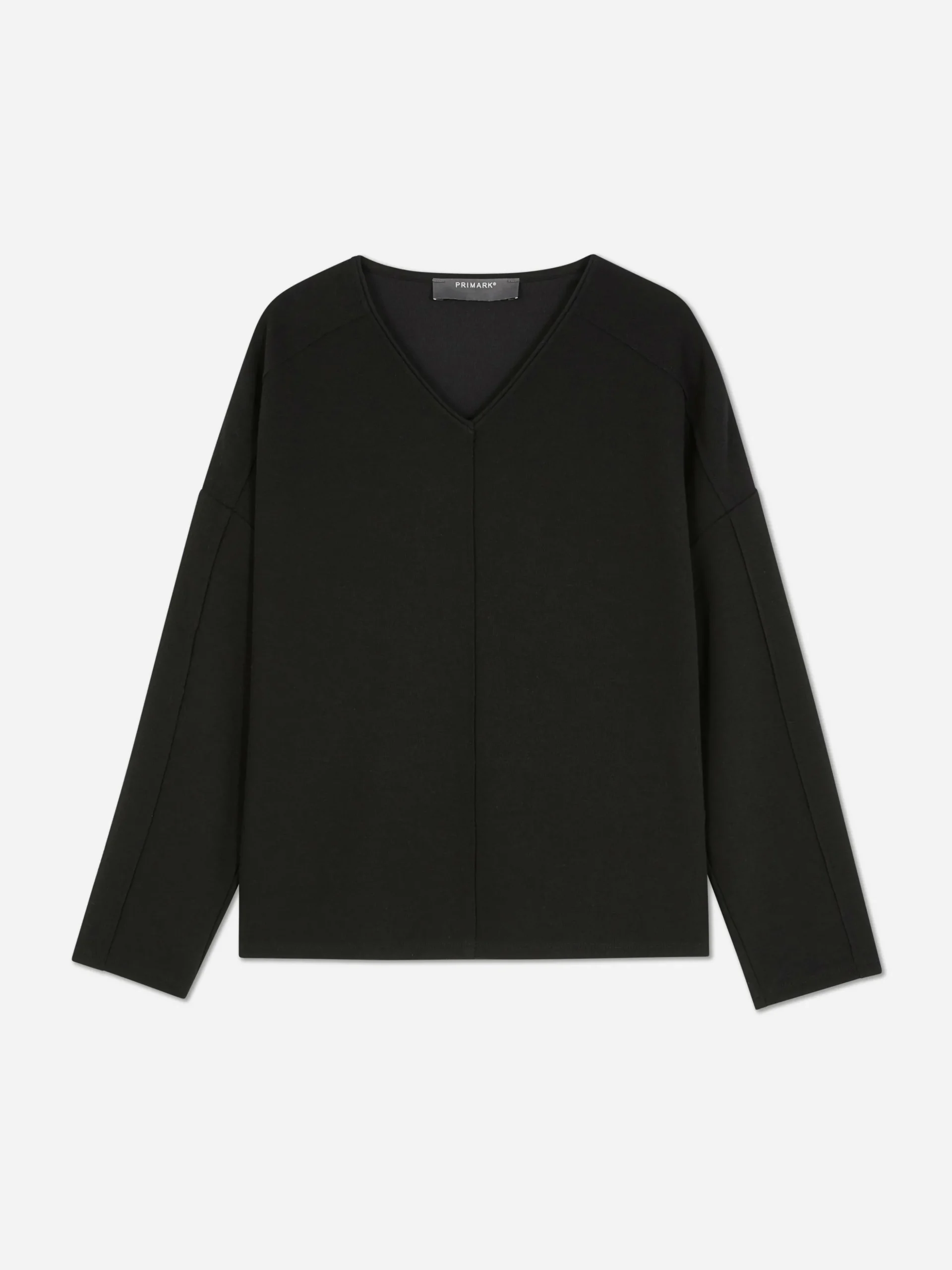 Seam Detail Long Sleeve Top