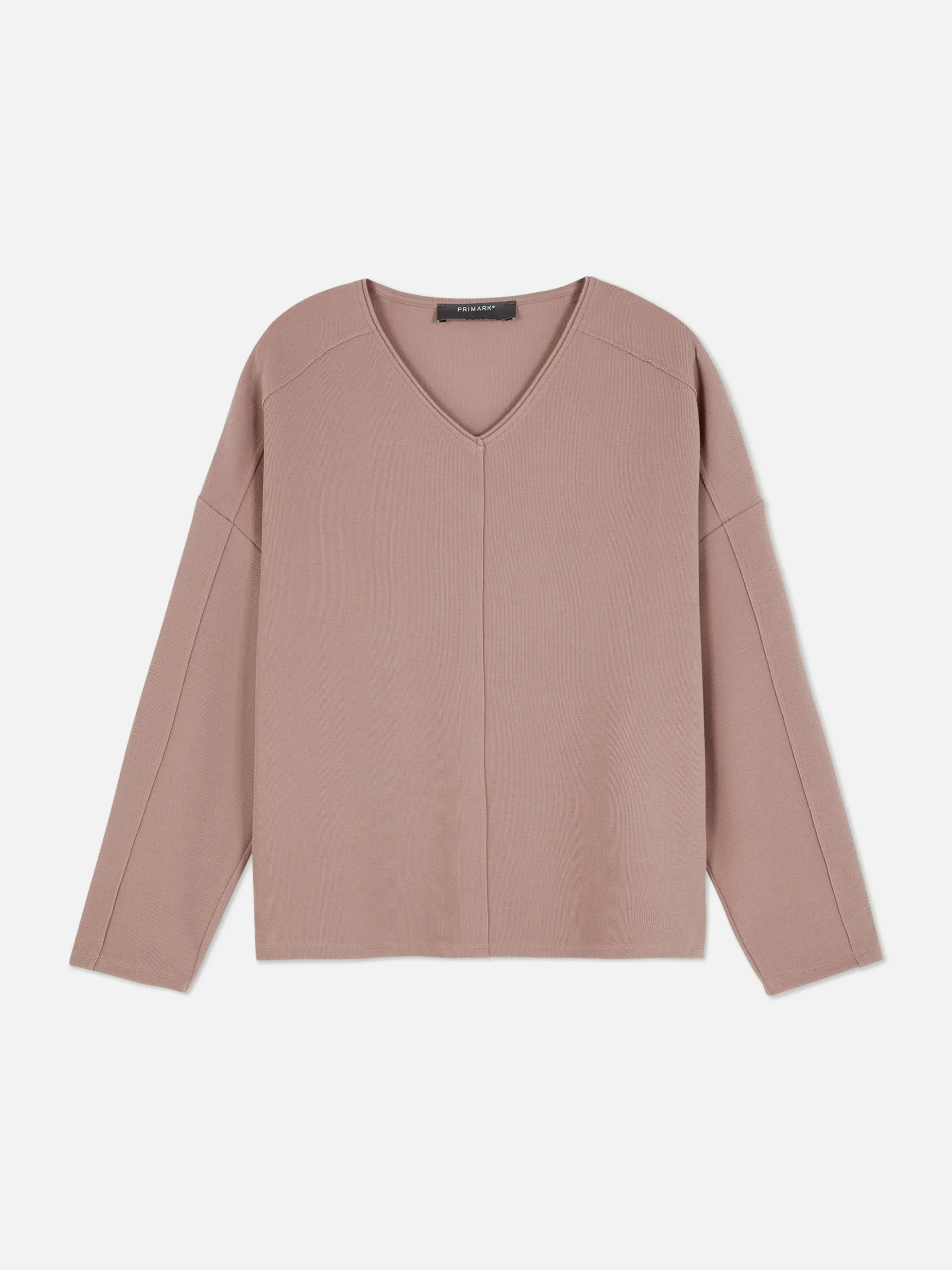 Seam Detail Long Sleeve Top