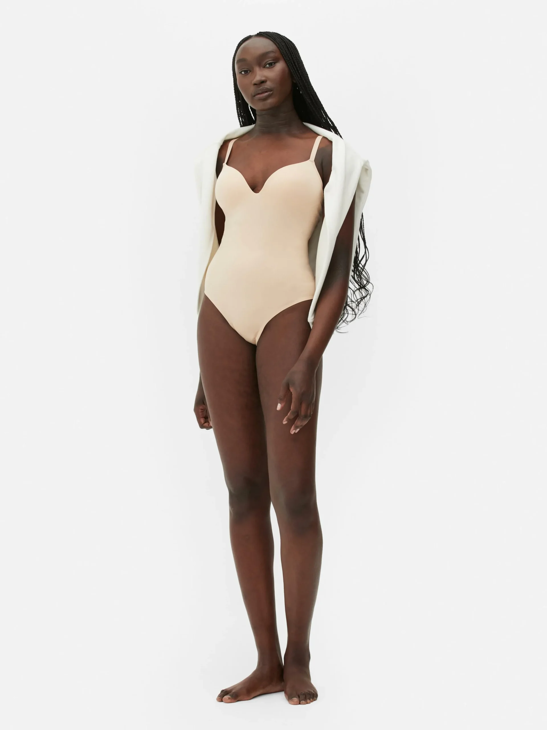 Seamless Cupped Shapewear Thong Bodysuit