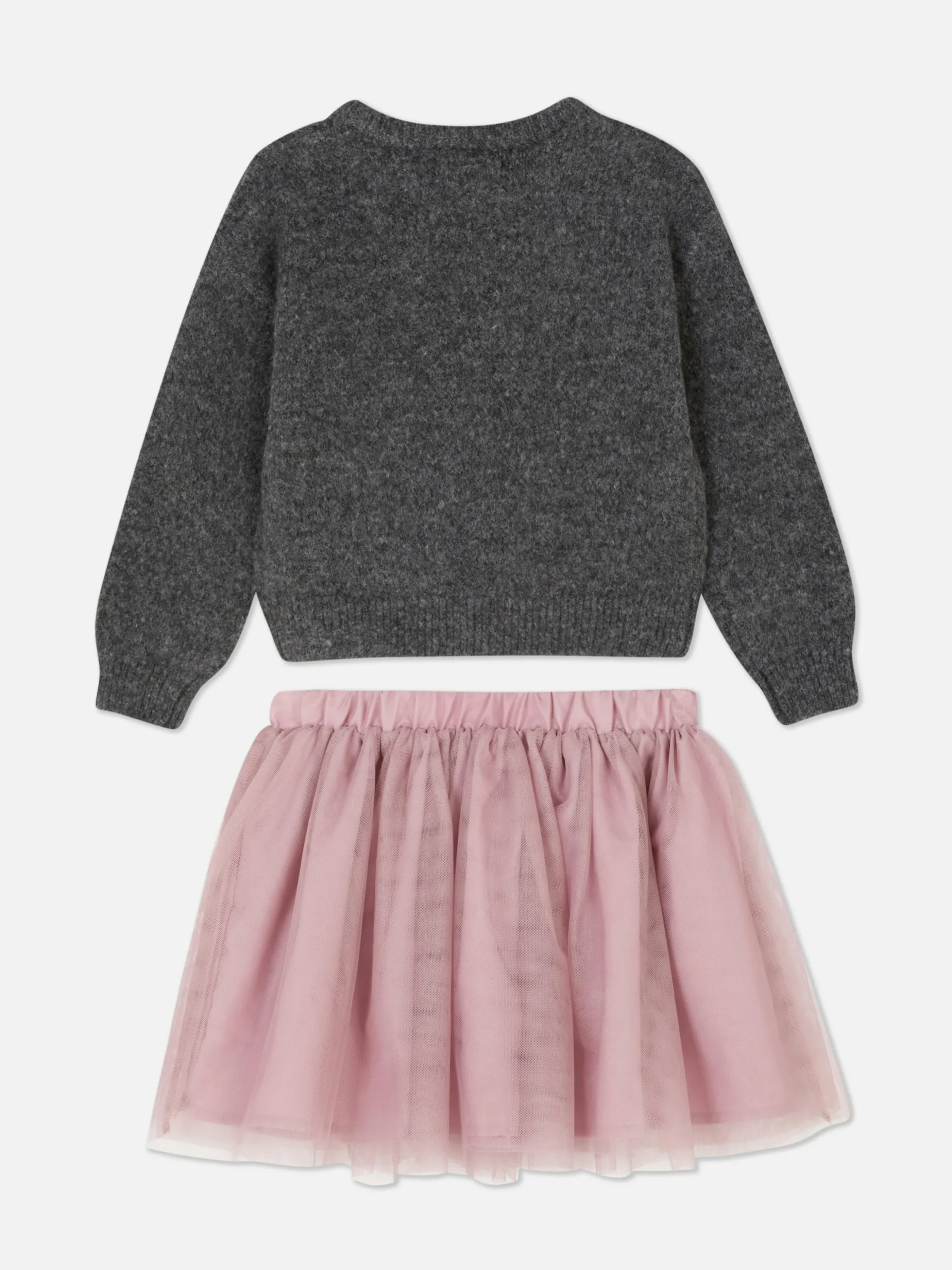 Sequin Jumper And Tulle Skirt Set