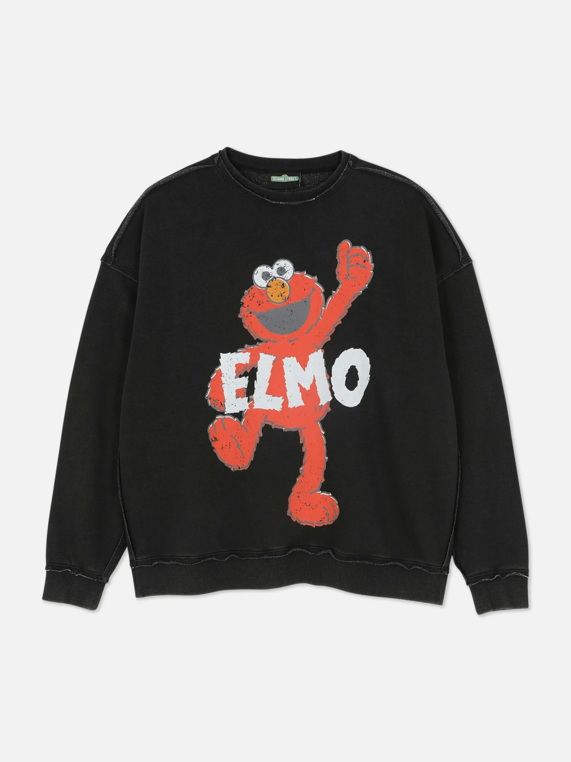 Sesame Street Oversized Graphic Sweatshirt