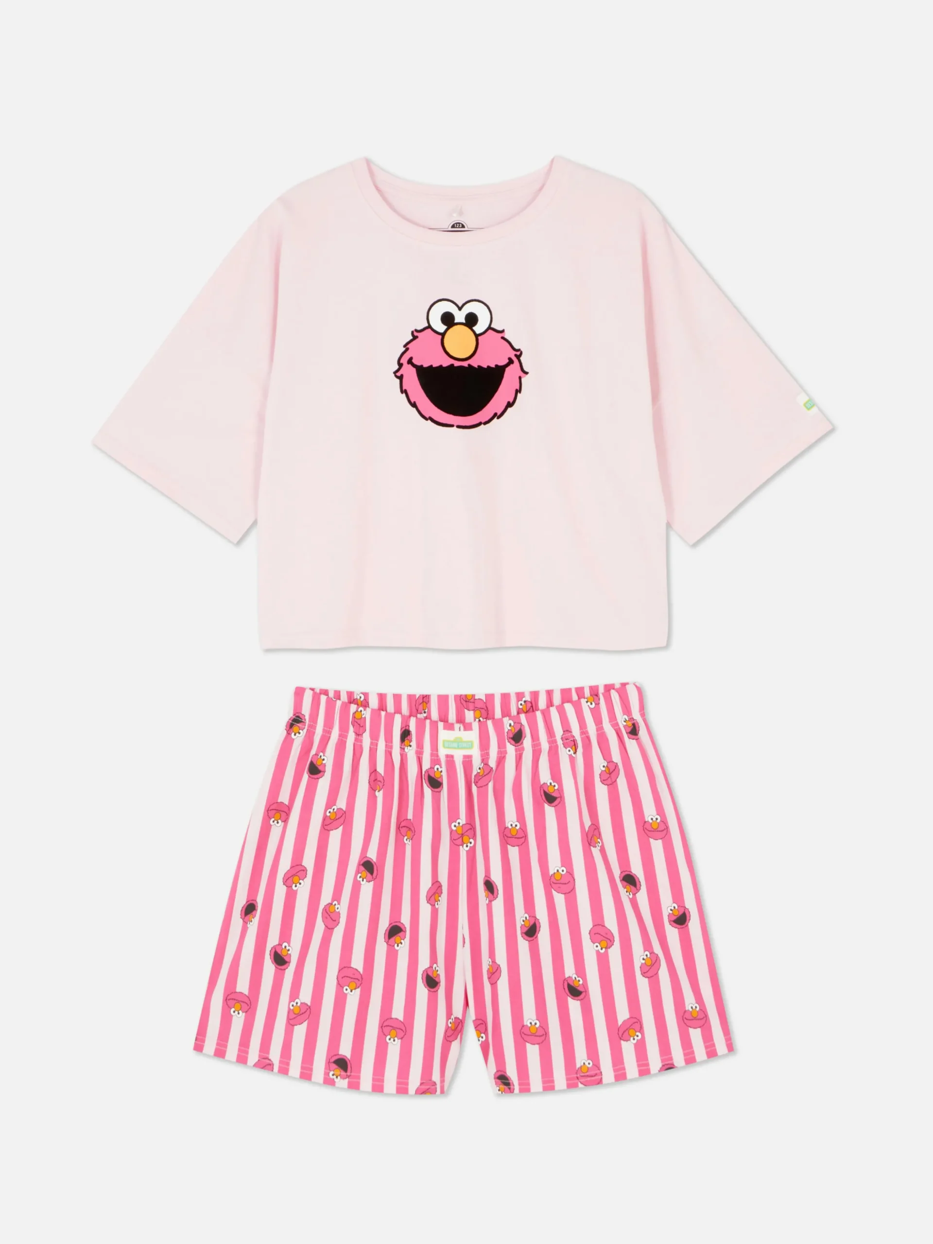 Sesame Street Shorts Pajama Set